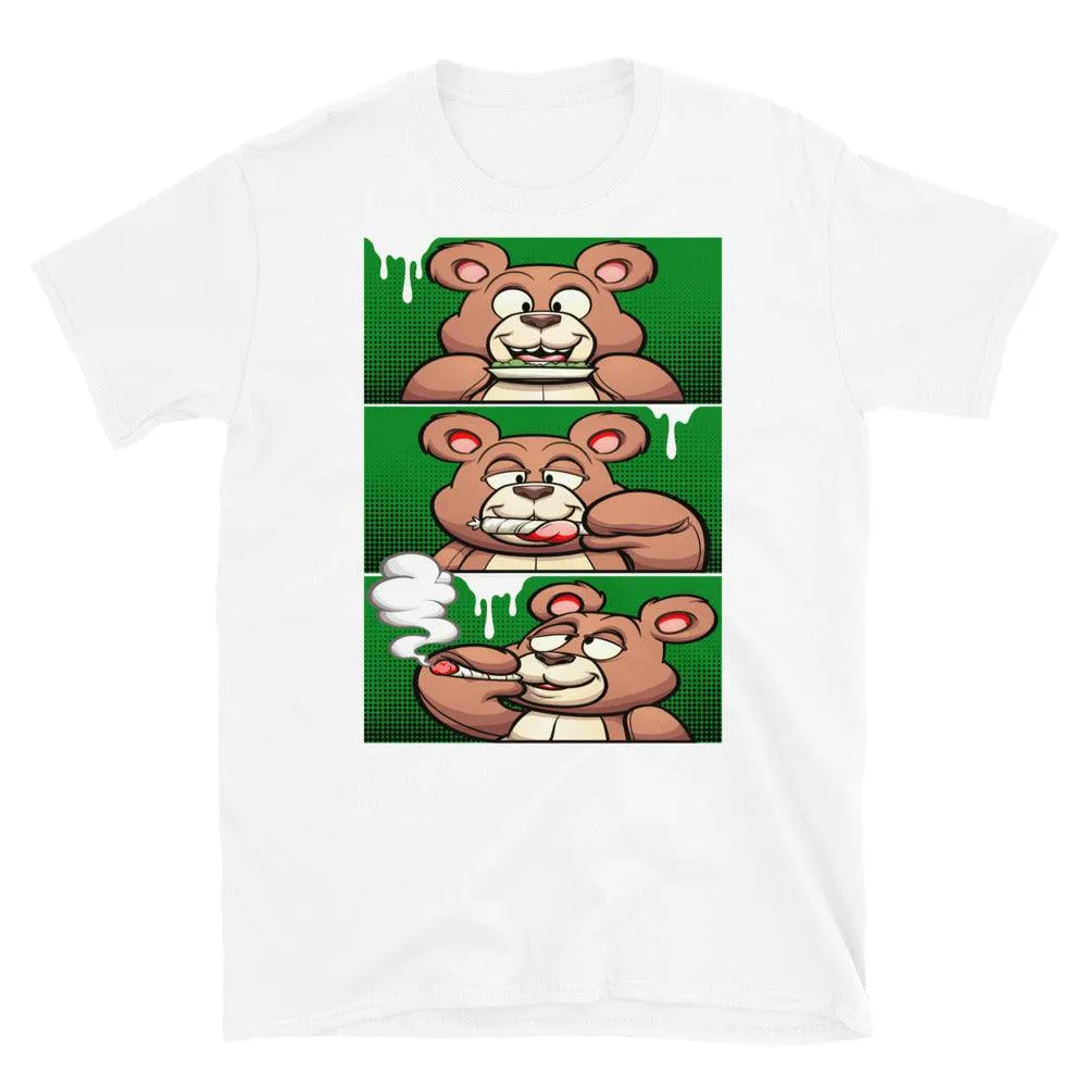 1 Low Lucky Green Shirt Roll It Lick It Smoke It Bear