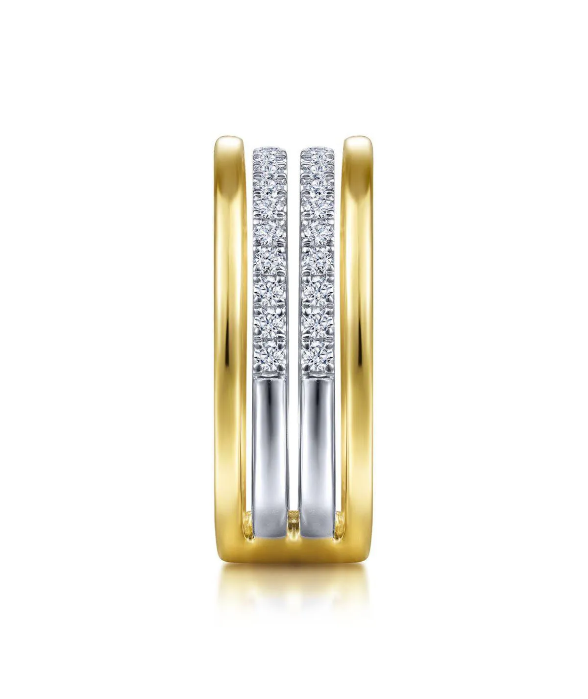 14K White-Yellow Gold Diamond Ring