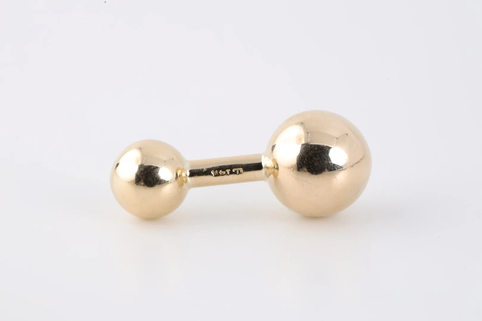 14k Yellow Gold Ball Cuff Links (9.34g.)