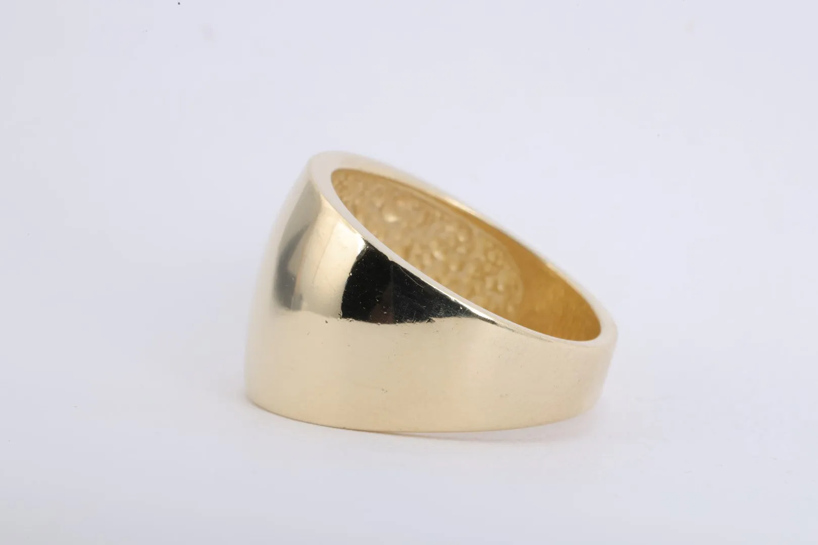 14k Yellow Gold Ring Size 8 (10.92g.)