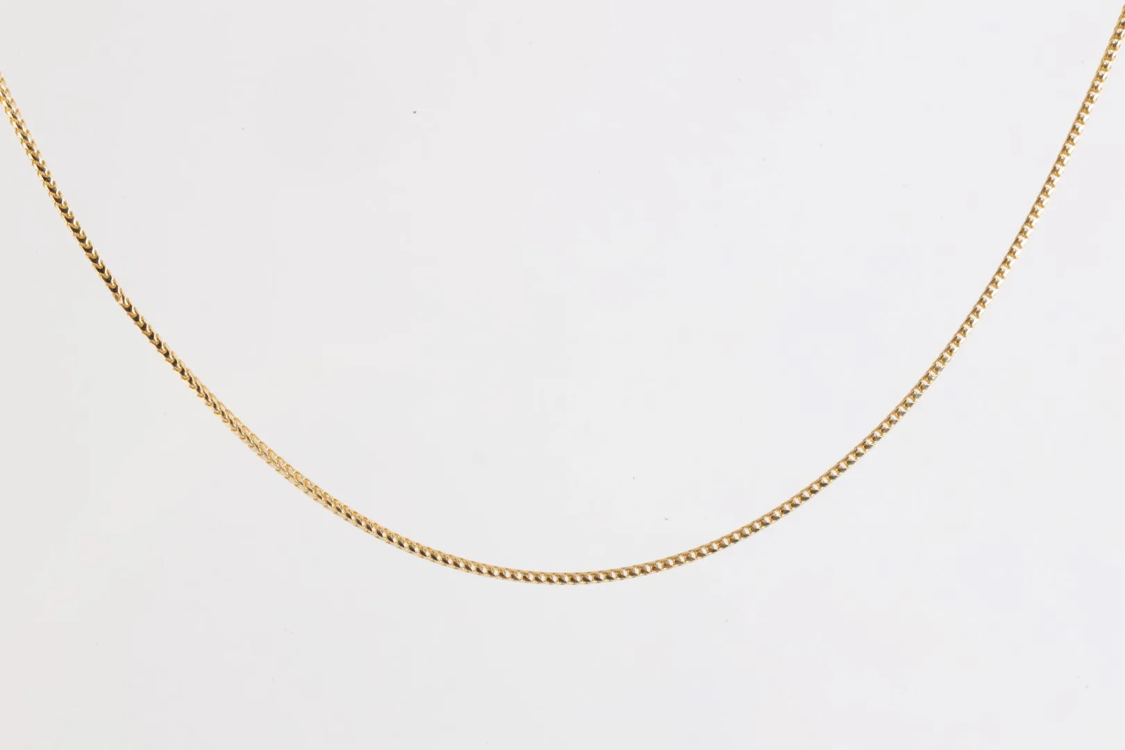 18" 14k Yellow Gold Foxtail Chain Necklace (4.61g.)