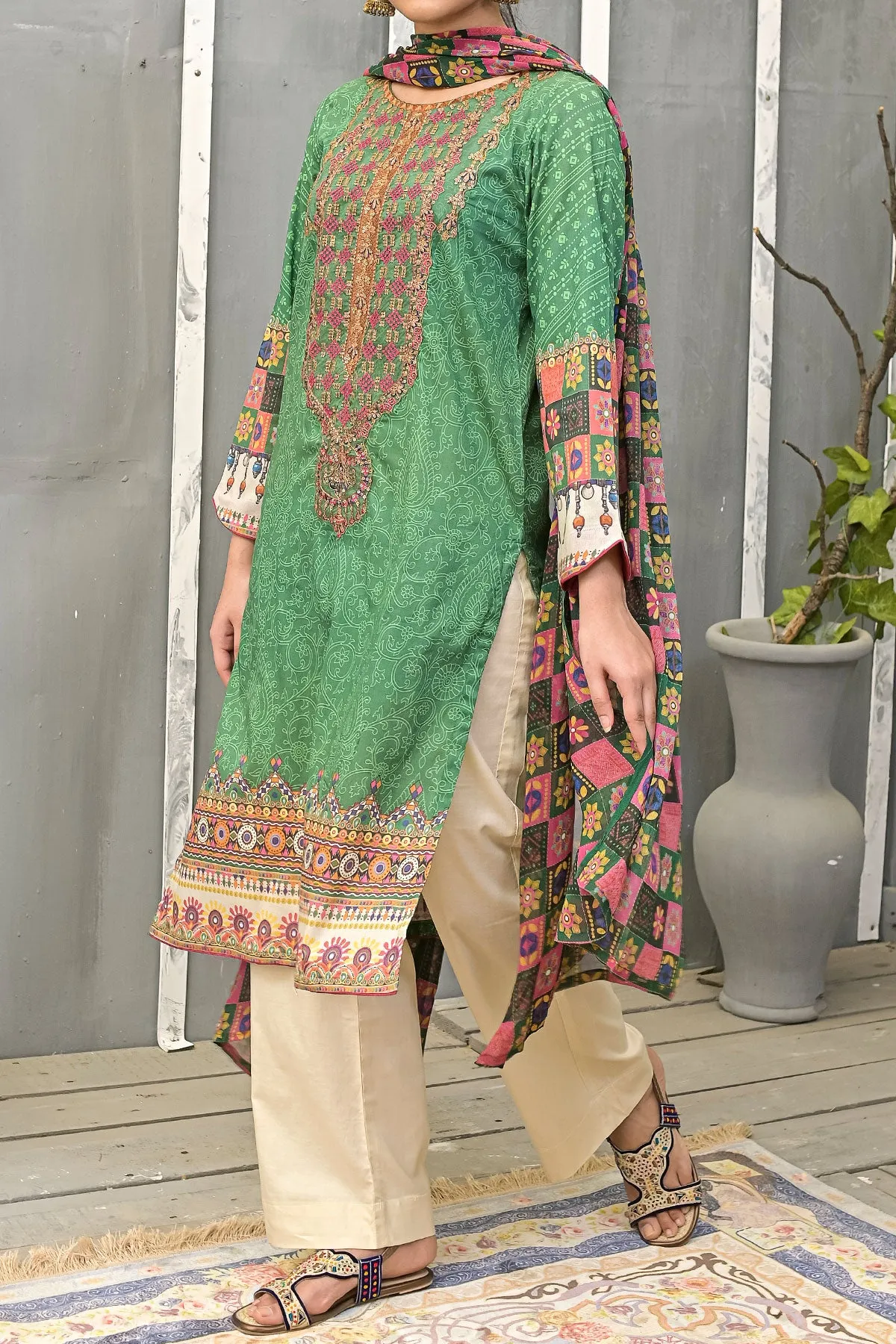 3 PIECE DIGITAL PRINT LAWN| DPC-248