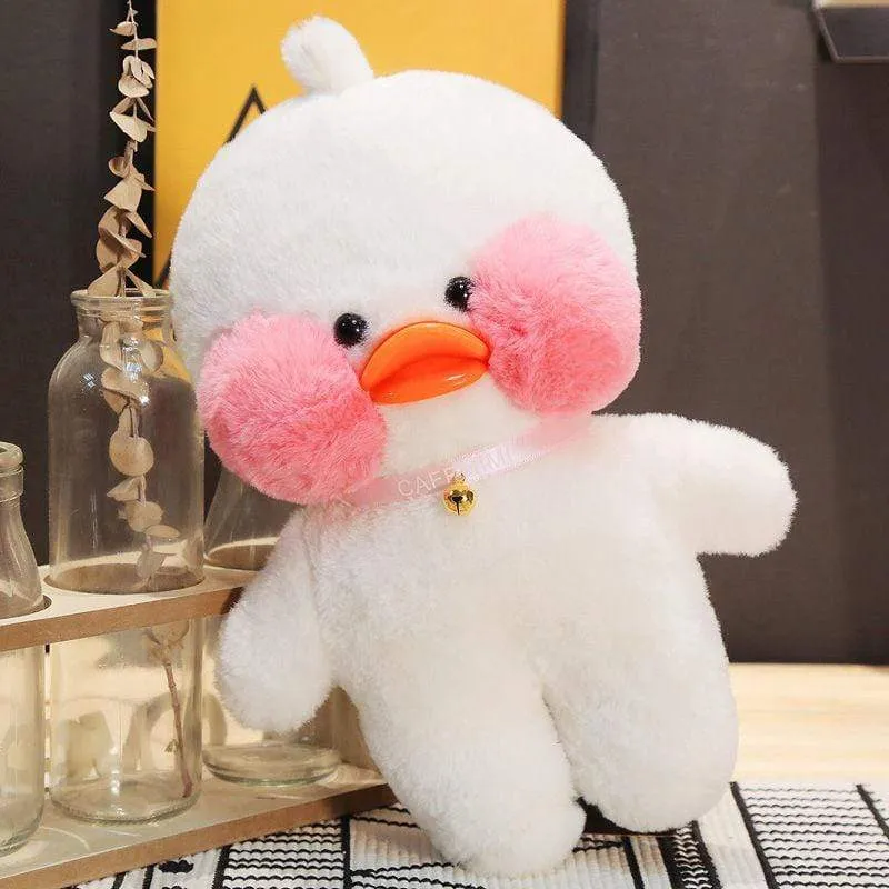 30cm Pink LaLafanfan Kawaii Cafe Mimi Yellow Duck Plush Toy Cute Stuffed Doll Soft Animal Dolls Kids Toys Birthday Gift for girl