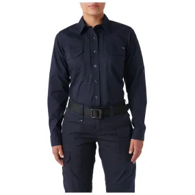 62420-724 CAMISA WM ABR PRO MANGA LARGA PARA DAMA MARINO MARCA 5.11 TACTICAL