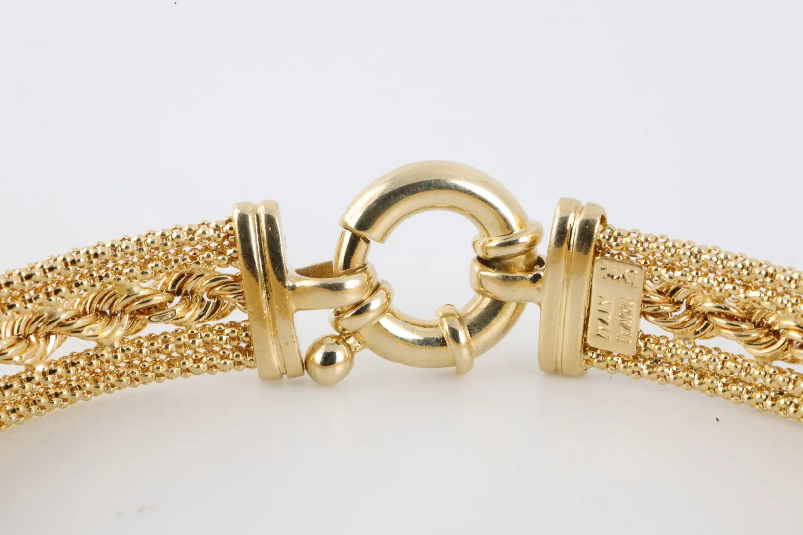 7.5" 14k Yellow Gold Bracelet (9.61g.)