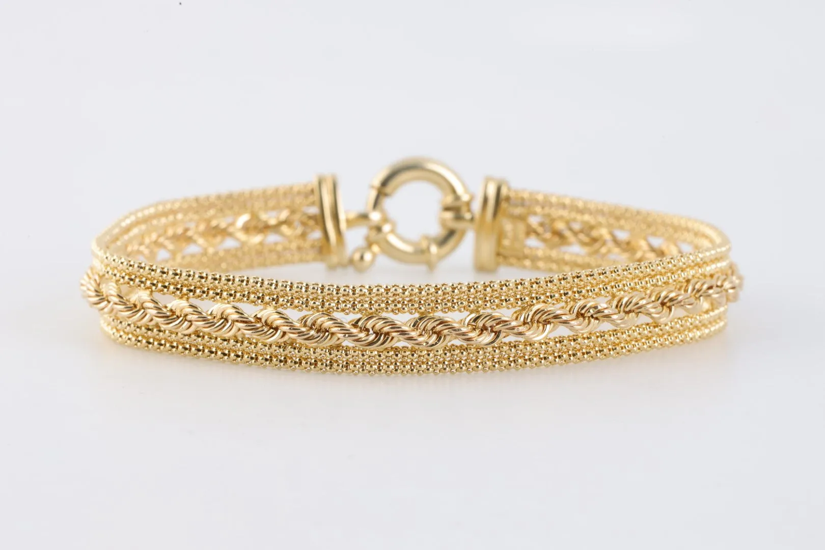 7.5" 14k Yellow Gold Bracelet (9.61g.)