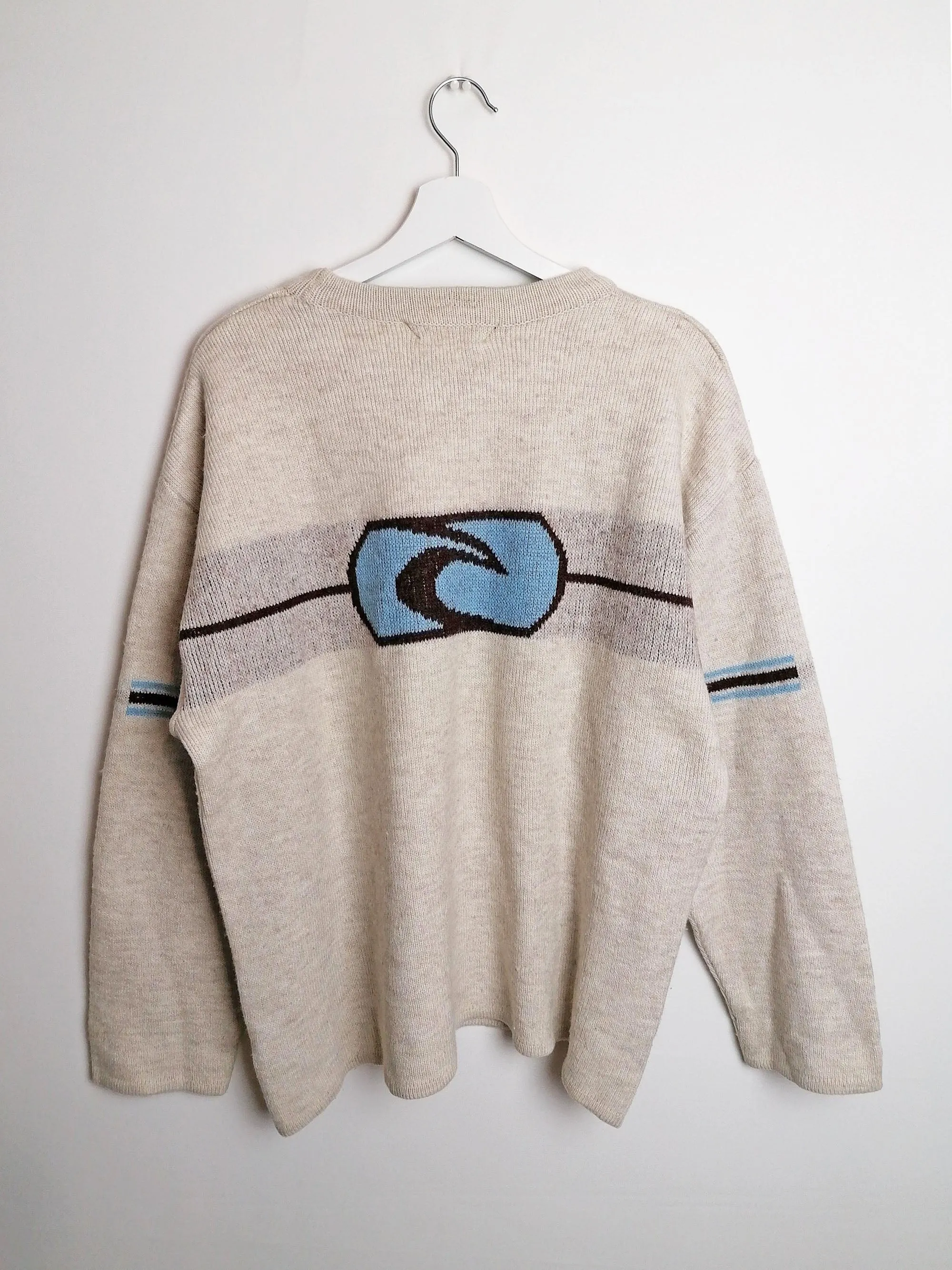 90's RIP CURL Wool Knit Ski Sweater - size L men