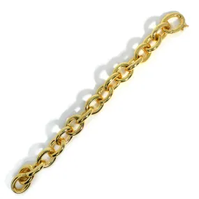 AFJ Gold Collection - Oval Link Bracelet, 18k Yellow Gold