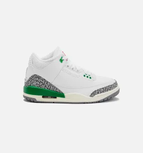 Air Jordan 3 Retro Lucky Green Womens Lifestyle Shoe - White/Green