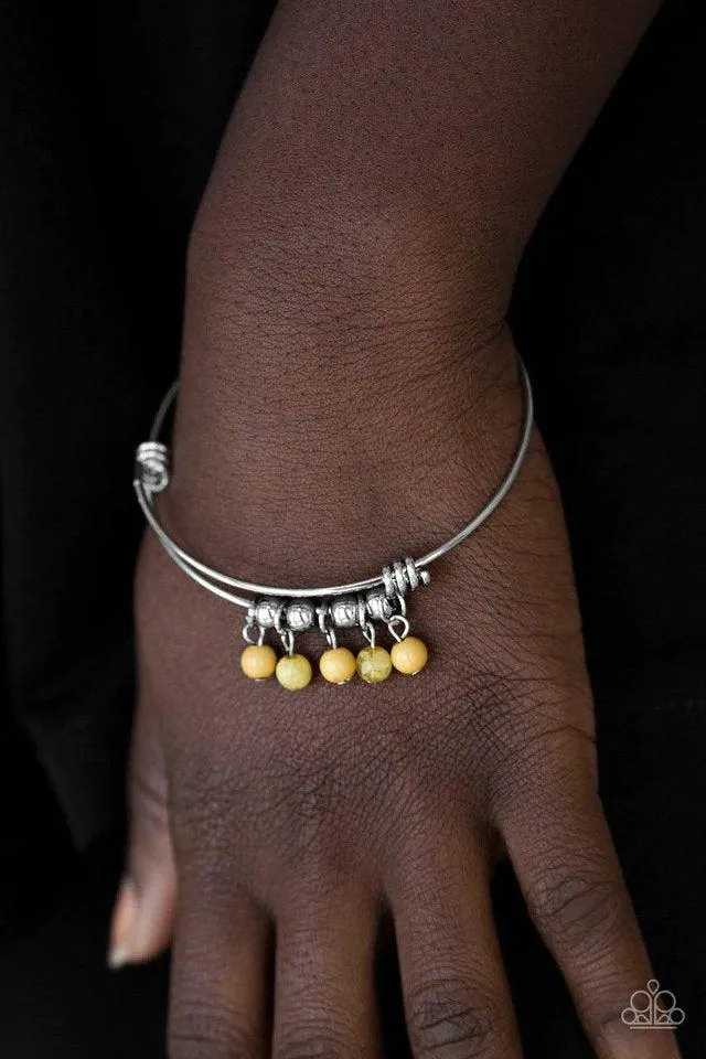 All Roads Lead To ROAM Yellow Bracelet - Paparazzi Accessories