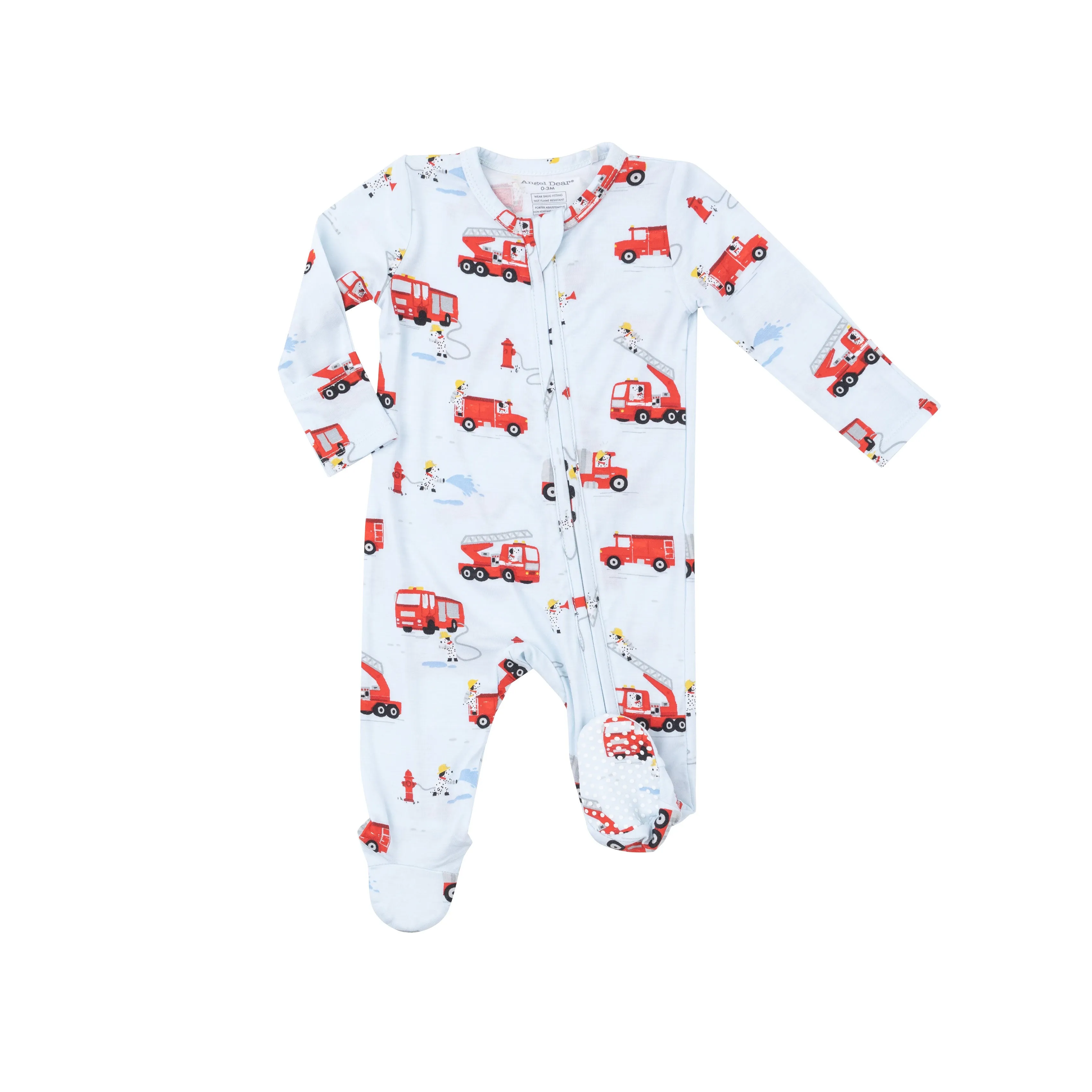 Angel Dear - Baby Pajamas - Firetruck Dalmatians