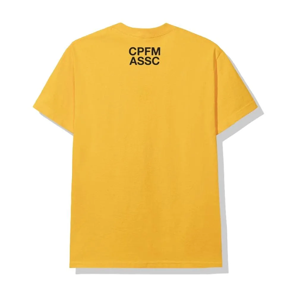 AntiSocialSocialClub CPFM X ASSC YELLOW TEE-YELLOW