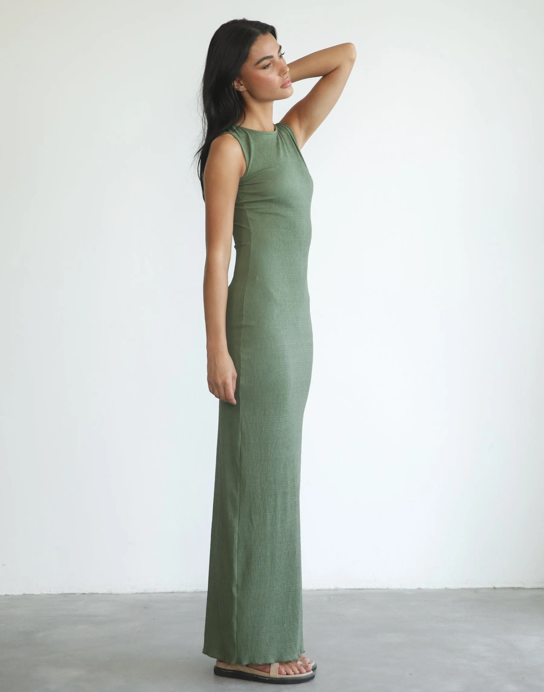 As It Was Maxi Dress (Olive)