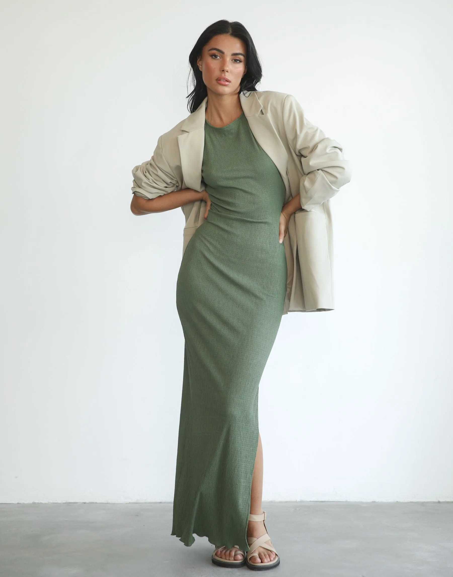 As It Was Maxi Dress (Olive)