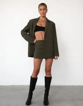 Ashwood Mini Skirt (Burnt Olive)