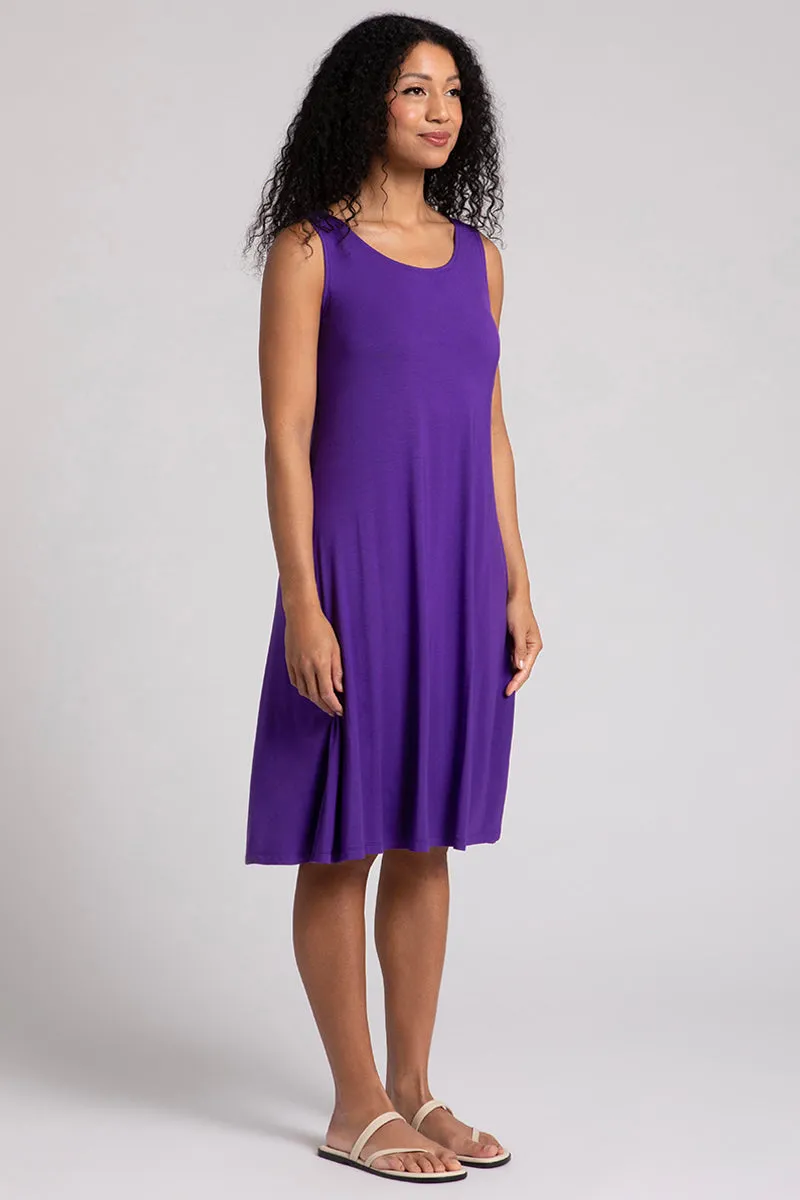 Bamboo Tank Dress Short | Violet