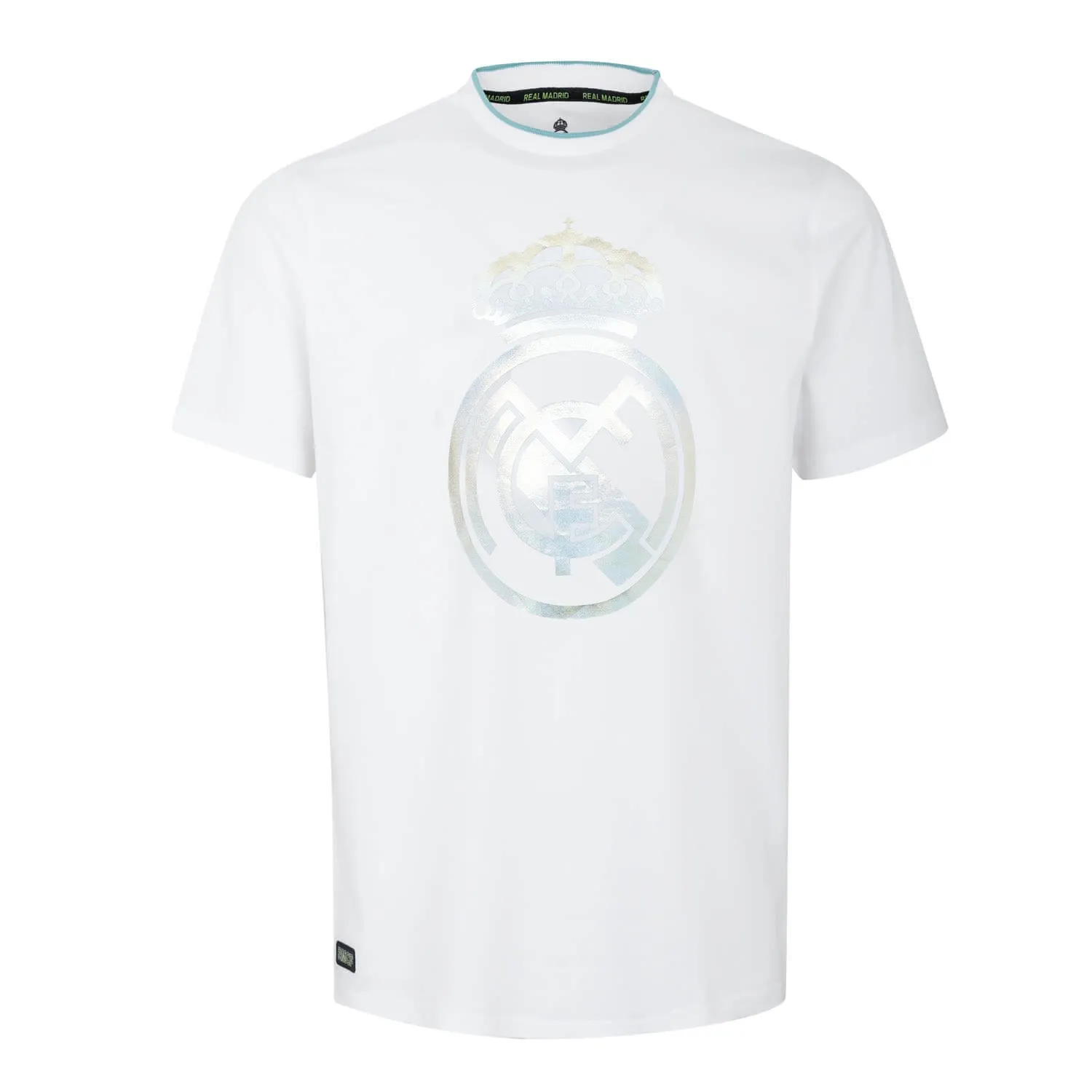 Bernabéu Neon Lights Camiseta Hombre Estampado Reflectante Blanco