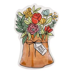 Best Mom Bouquet Trinket Tray