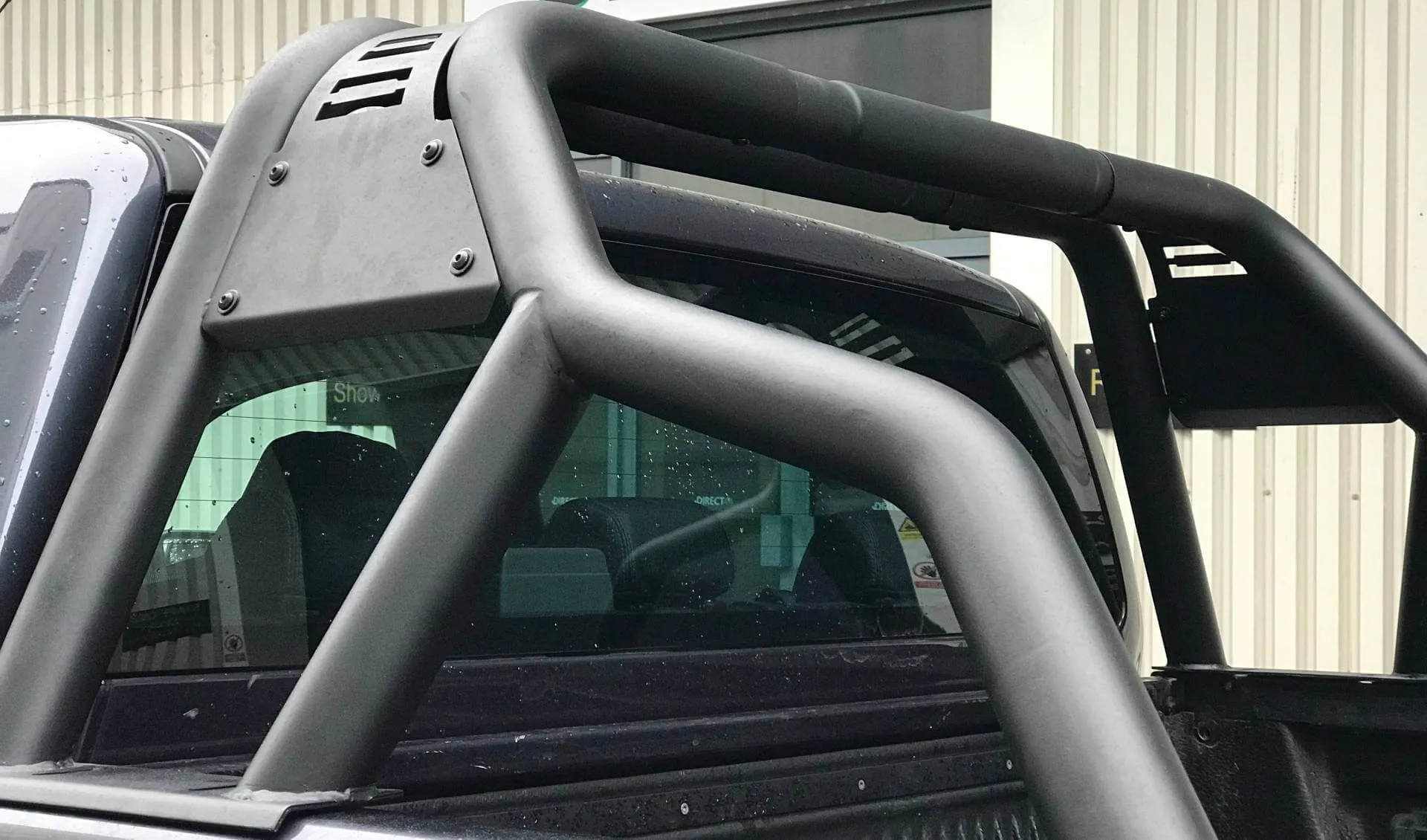 Black SUS201 Short Arm Roll Sports Bar for the Ford Ranger 2022 