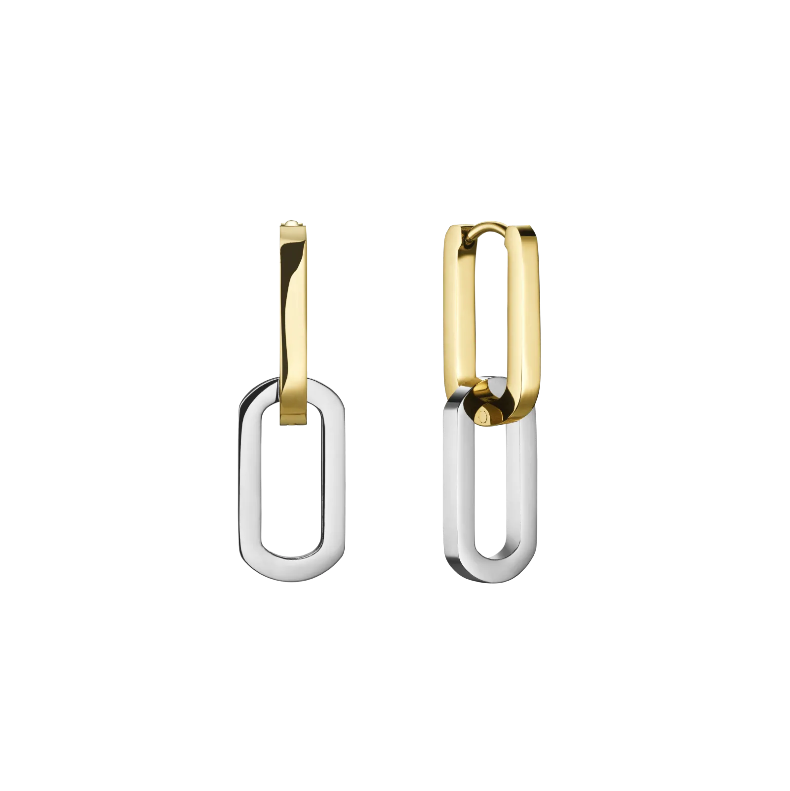 BLAK - Rosefield Duotone Link Hoops Gold