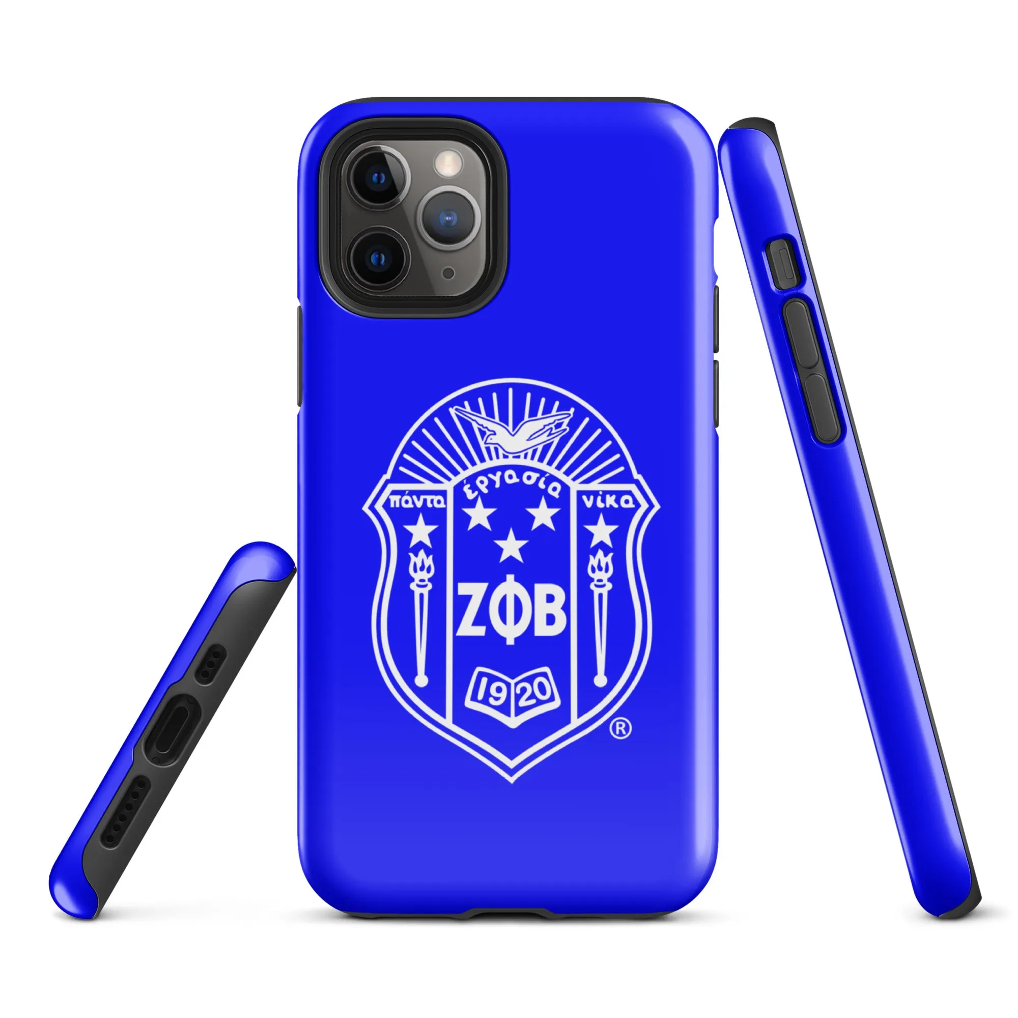 Blue Zeta Shield iPhone Case