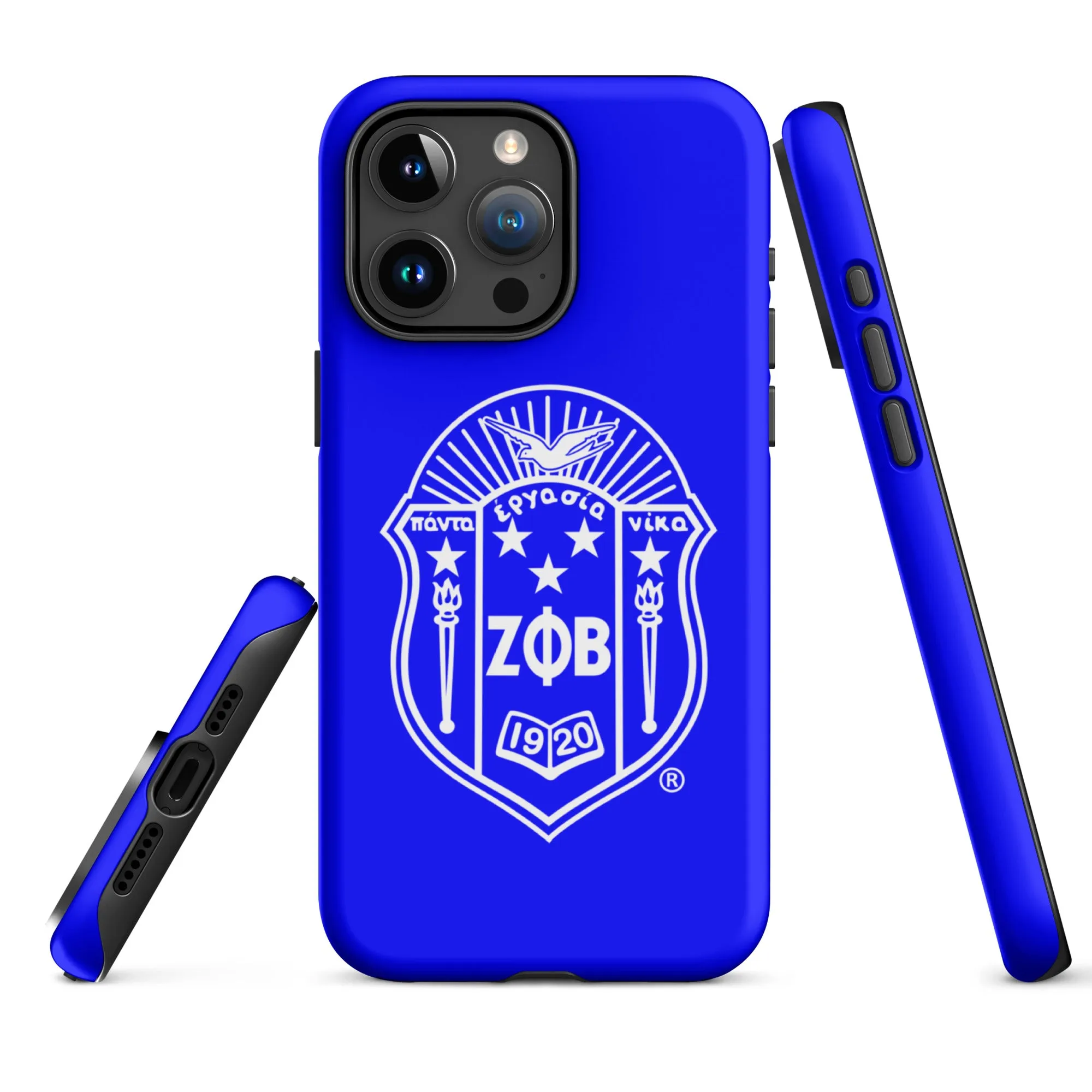 Blue Zeta Shield iPhone Case