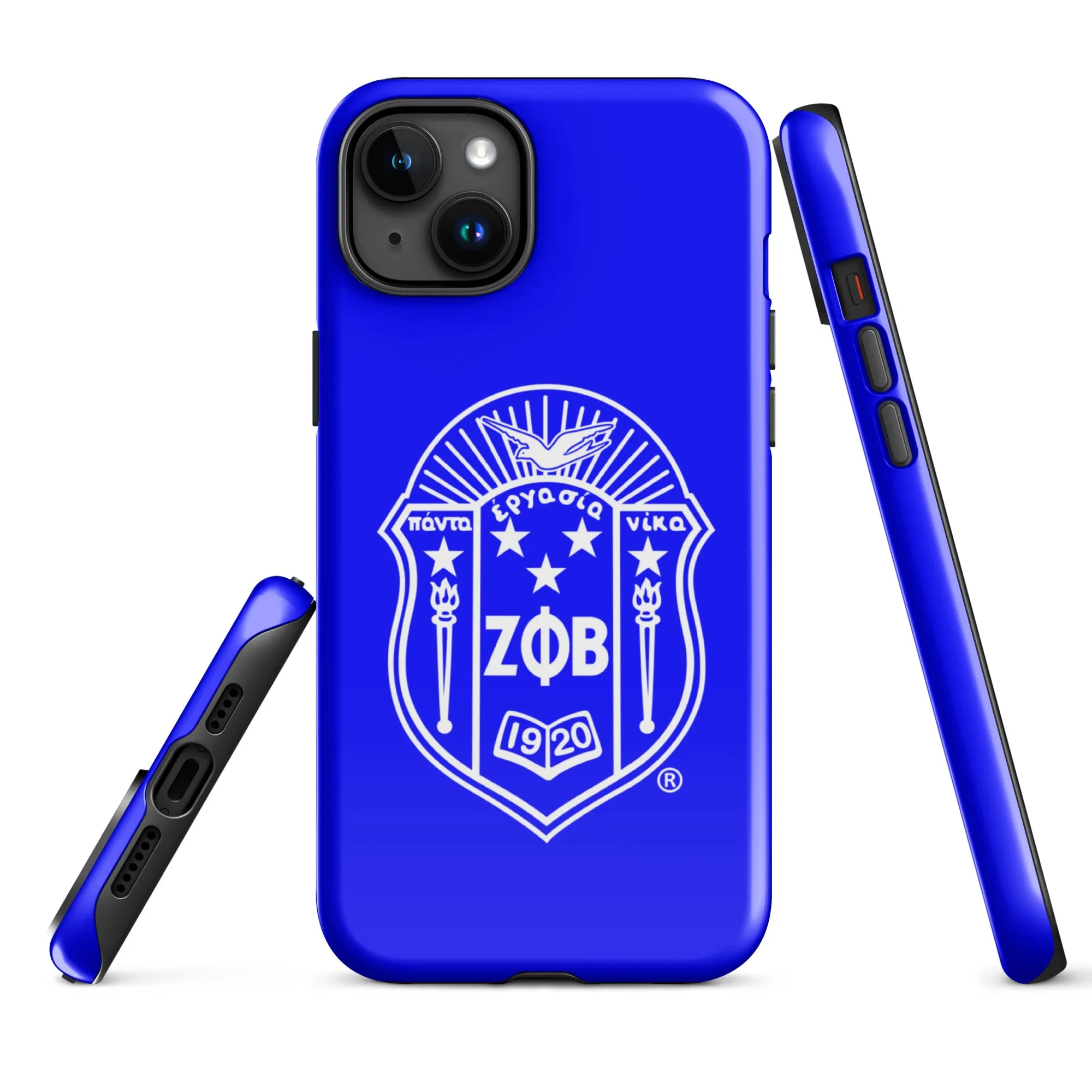 Blue Zeta Shield iPhone Case