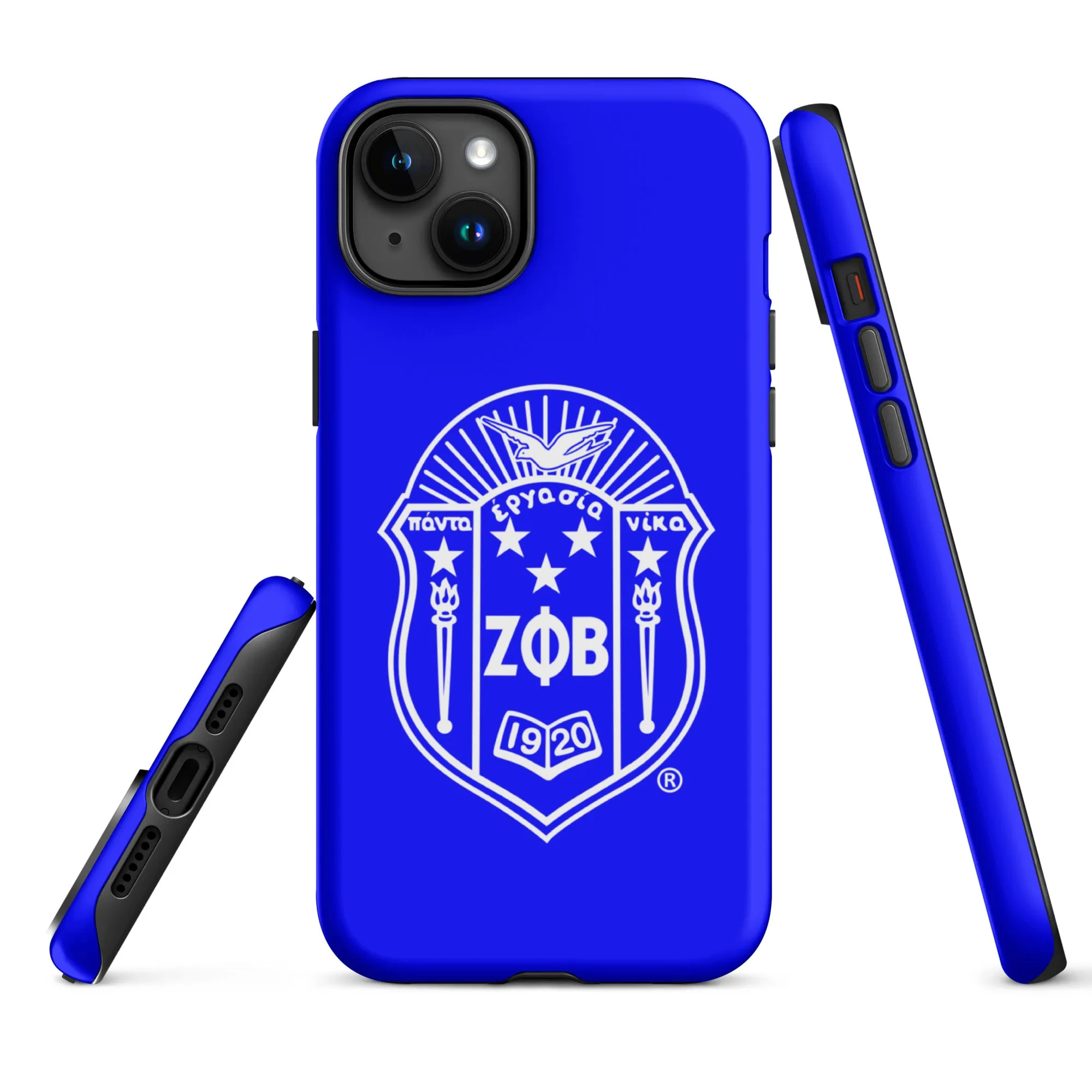 Blue Zeta Shield iPhone Case