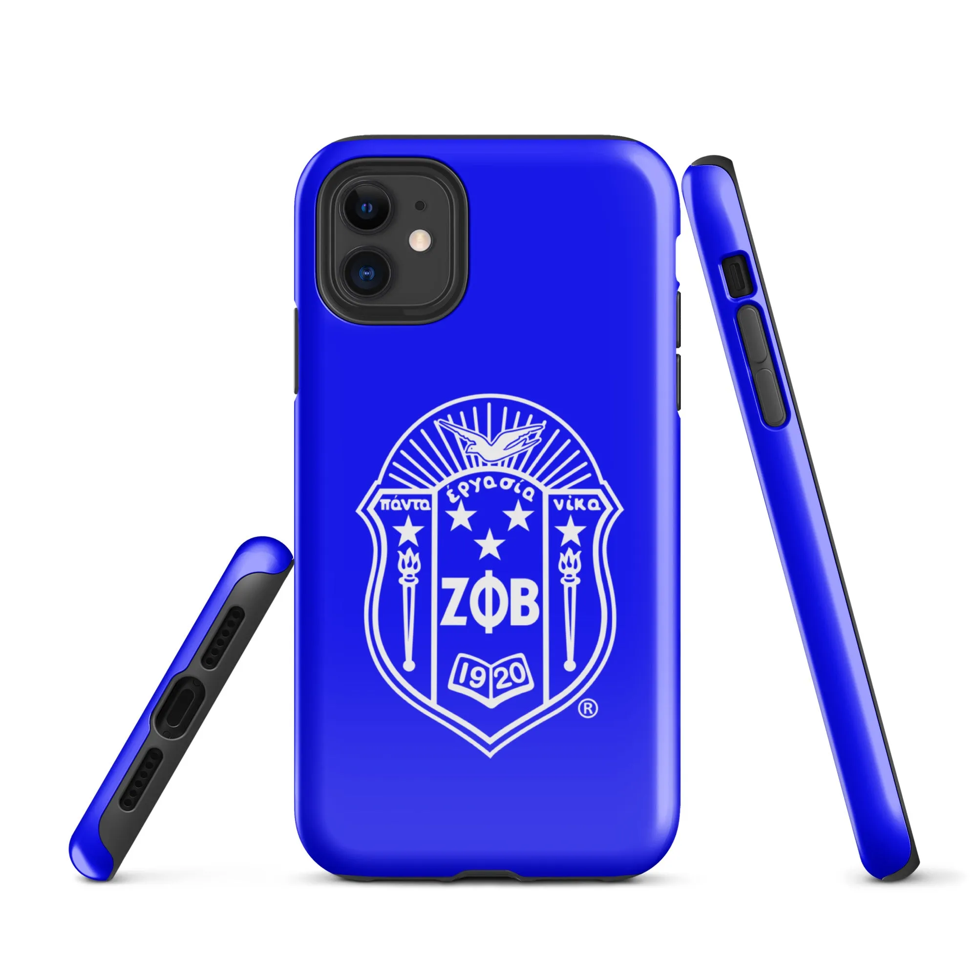 Blue Zeta Shield iPhone Case