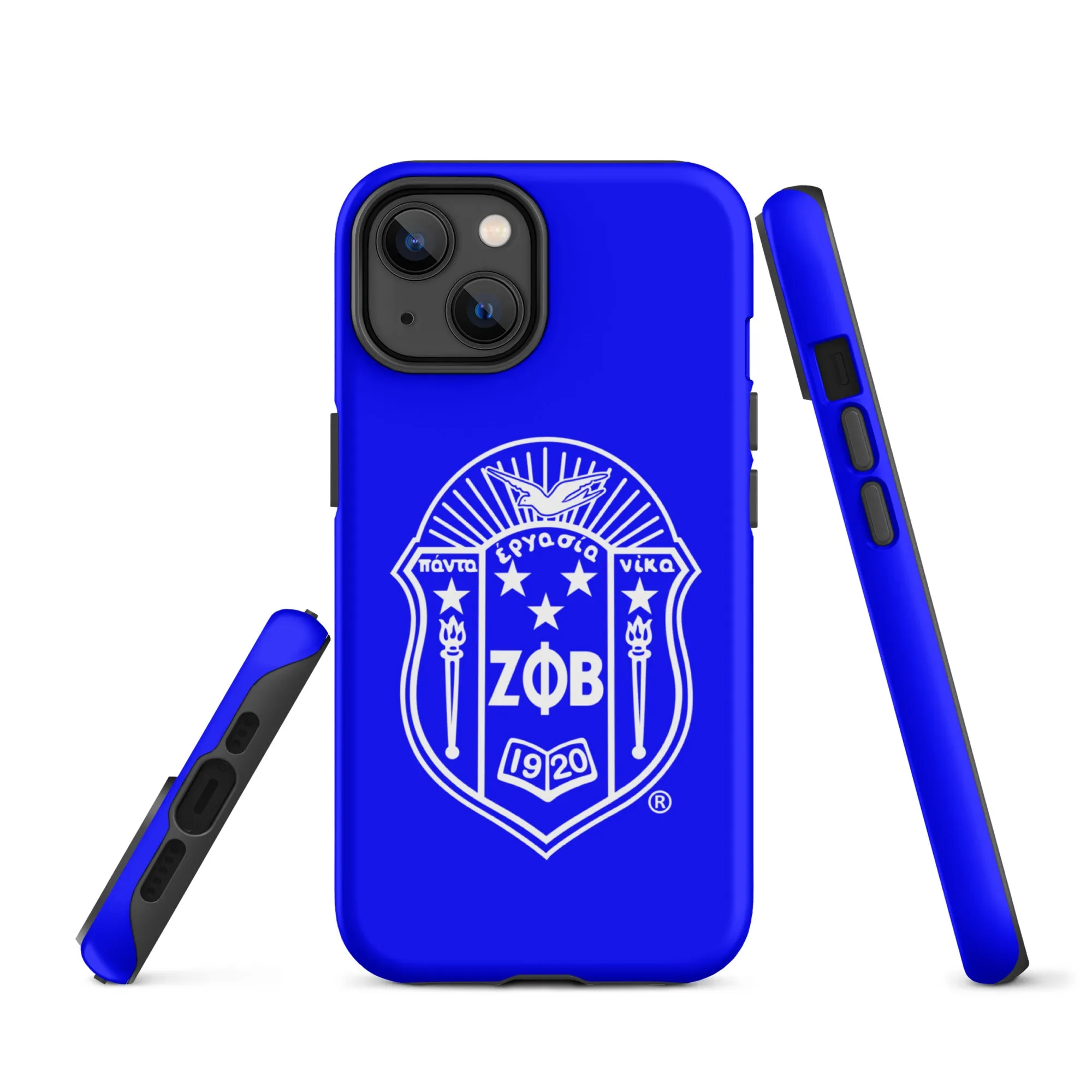 Blue Zeta Shield iPhone Case