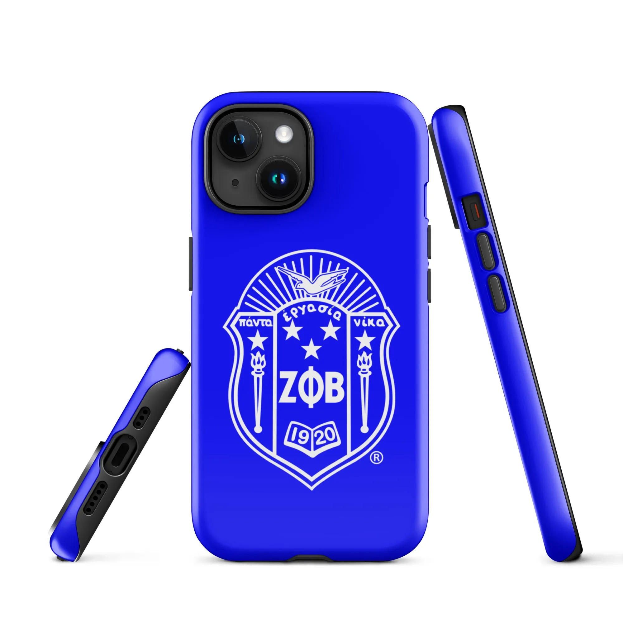 Blue Zeta Shield iPhone Case