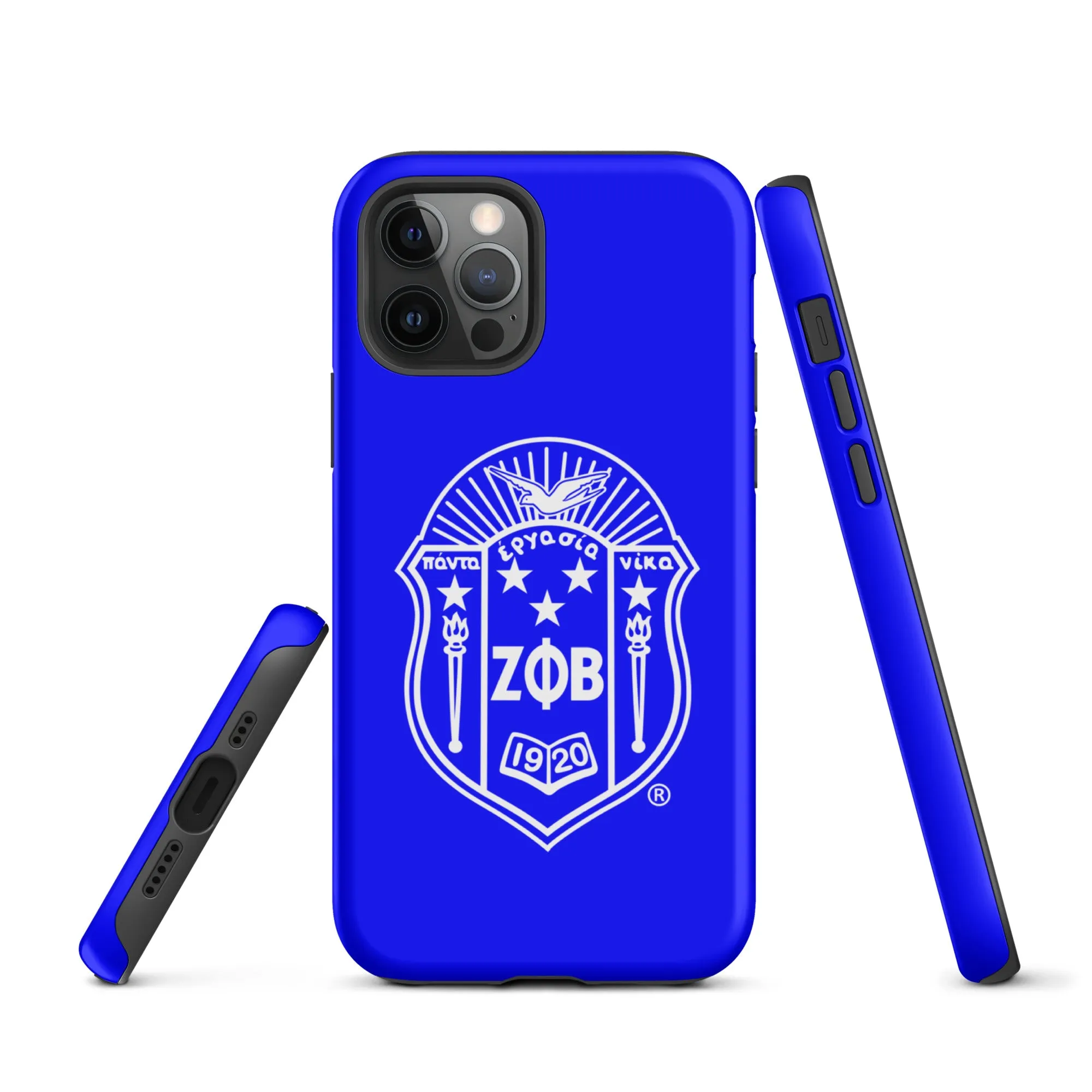 Blue Zeta Shield iPhone Case