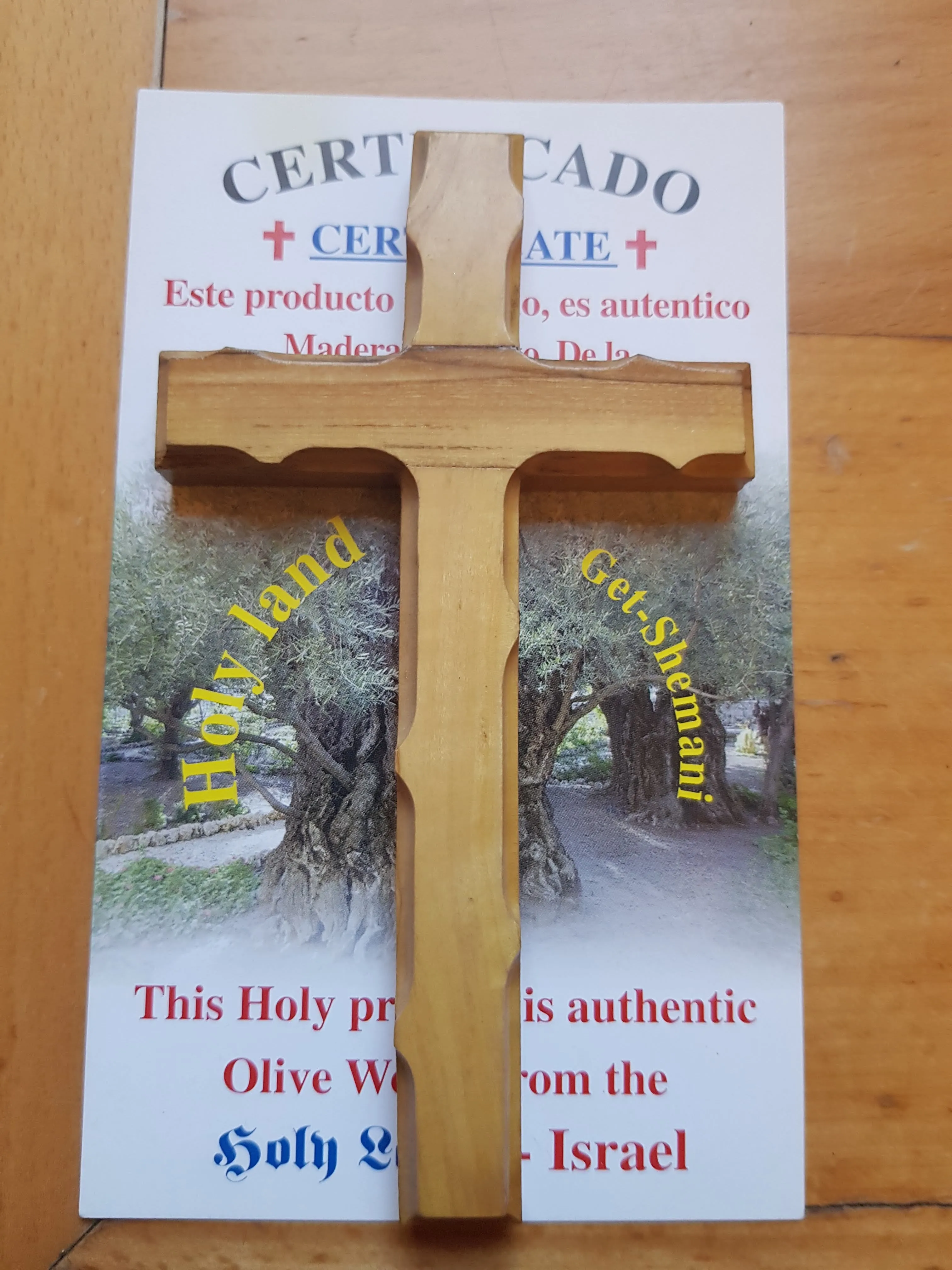 Bluenoemi Cross | Olive Wooden Cross from Bethlehem & Jerusalem in the Holyland. Crosses for sale.