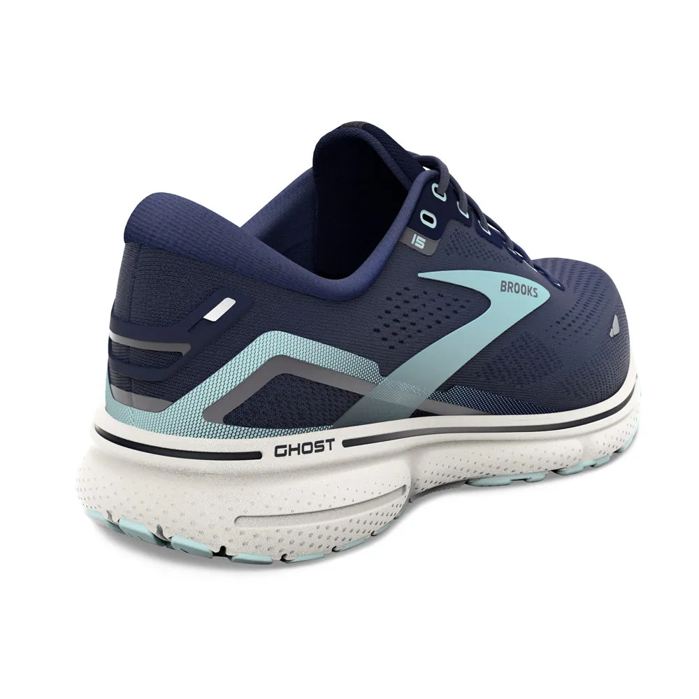 Brooks Ghost 15 (B Width) - Peacoat/Pearl/Salt Air (Womens)