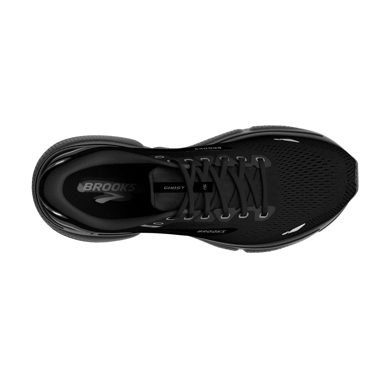 Brooks Ghost 15 (Mens) - Black/Black/Ebony