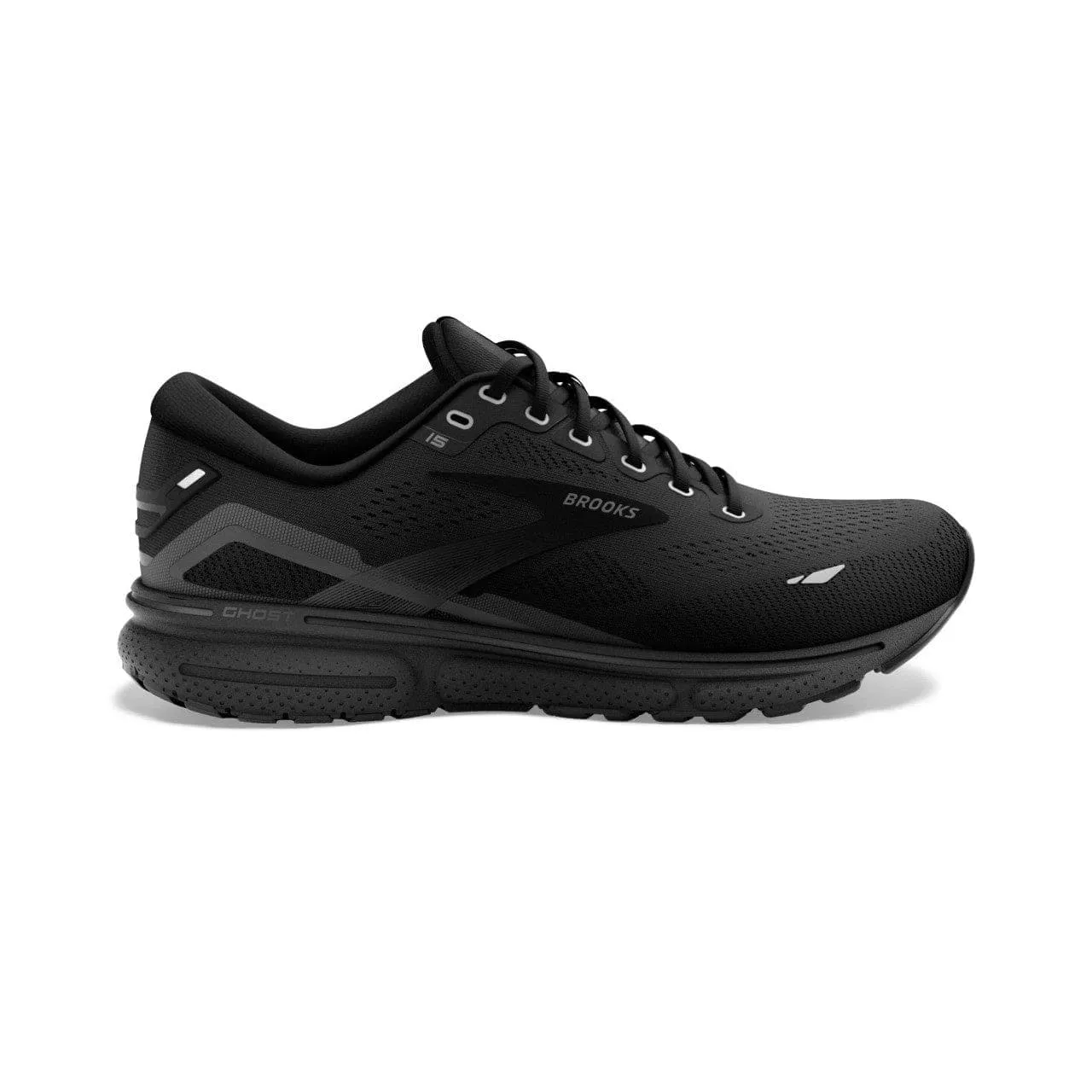 Brooks Ghost 15 (Mens) - Black/Black/Ebony