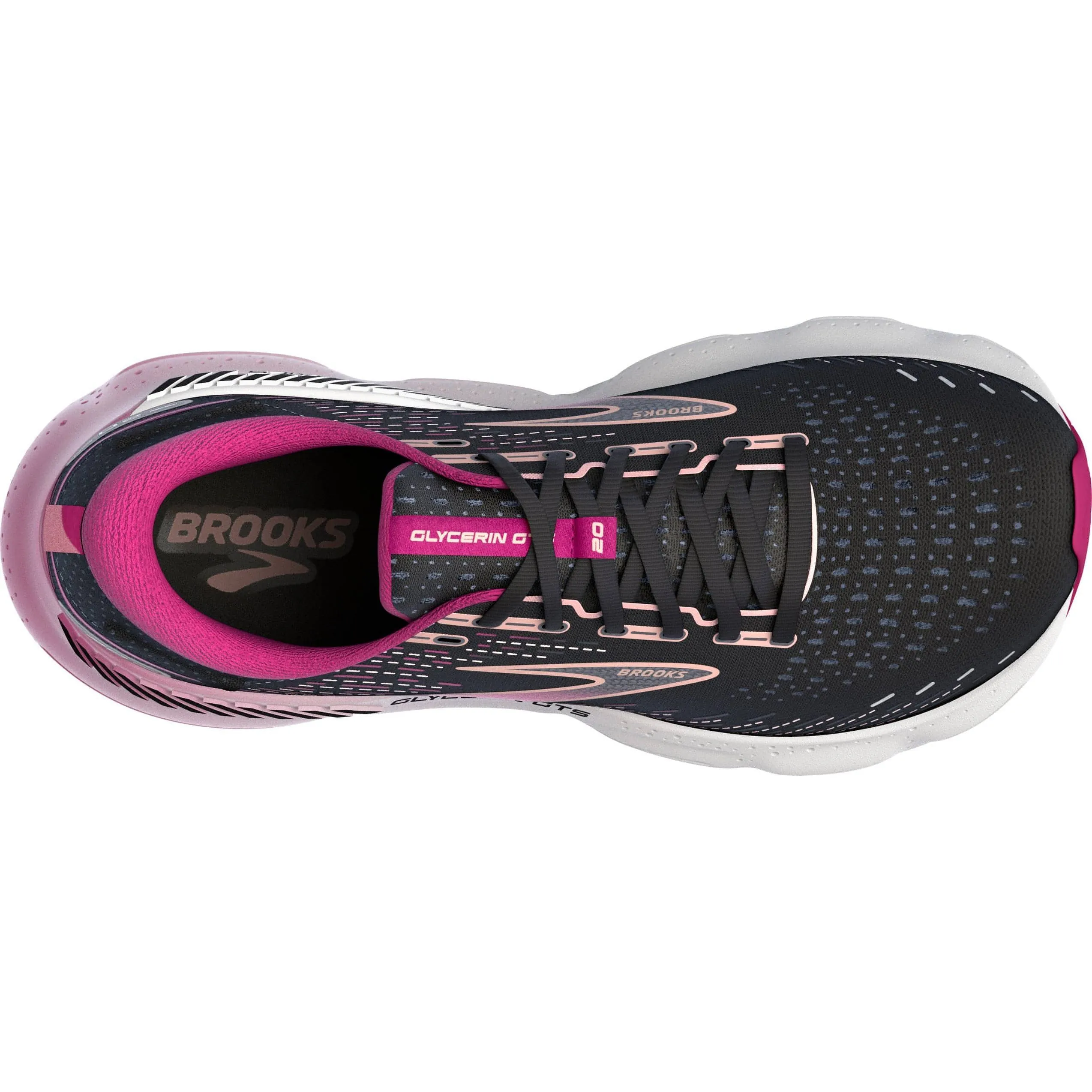 Brooks Glycerin GTS 20 Womens Running Shoes - Black