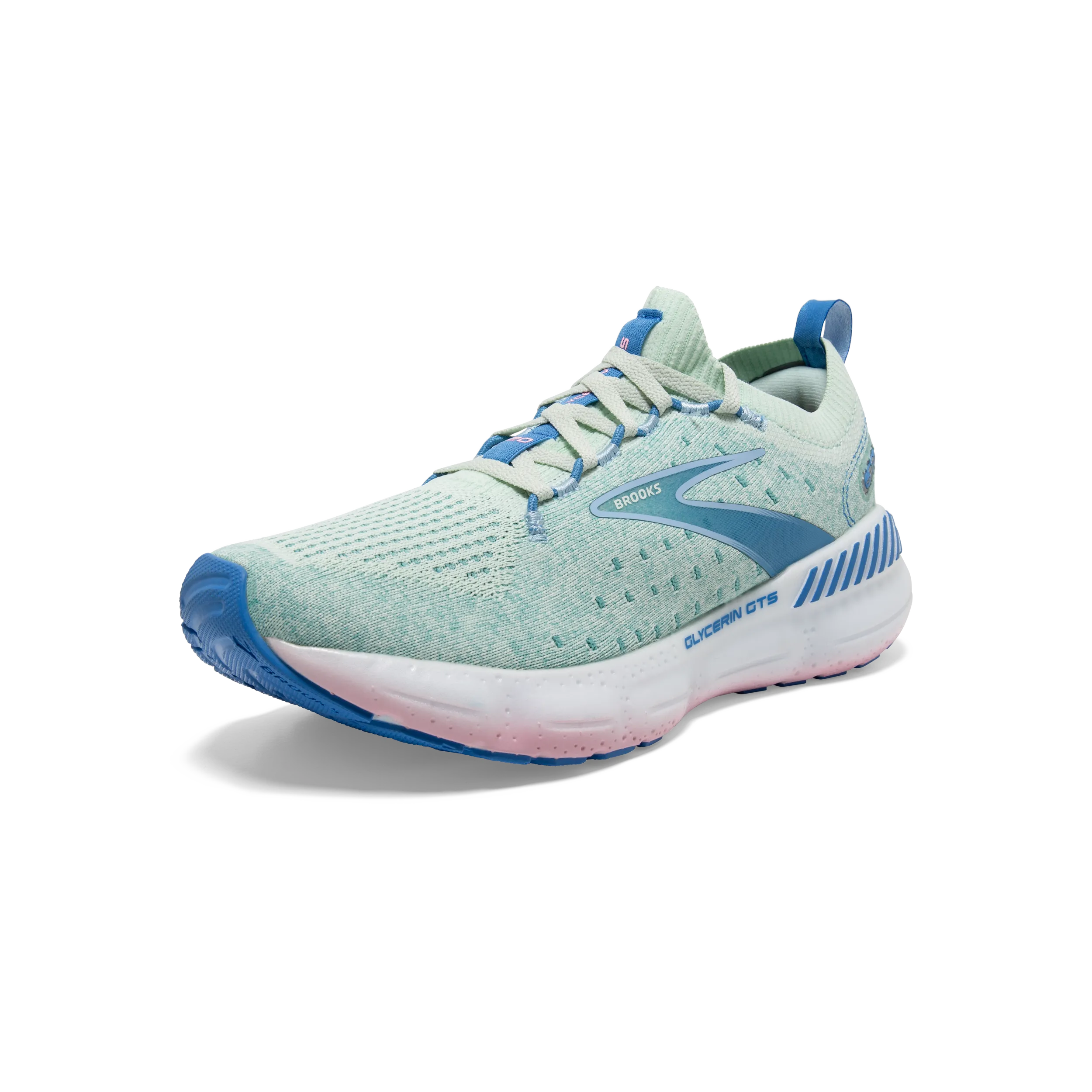 Brooks Glycerin StealthFit GTS 20 (B Width) - Blue Glass/Marina (Womens)