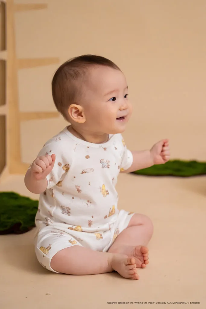 Caleb Romper - Dandelion Pooh