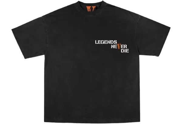 Camiseta Vlone x Juice WRLD Legends Never Die Preta