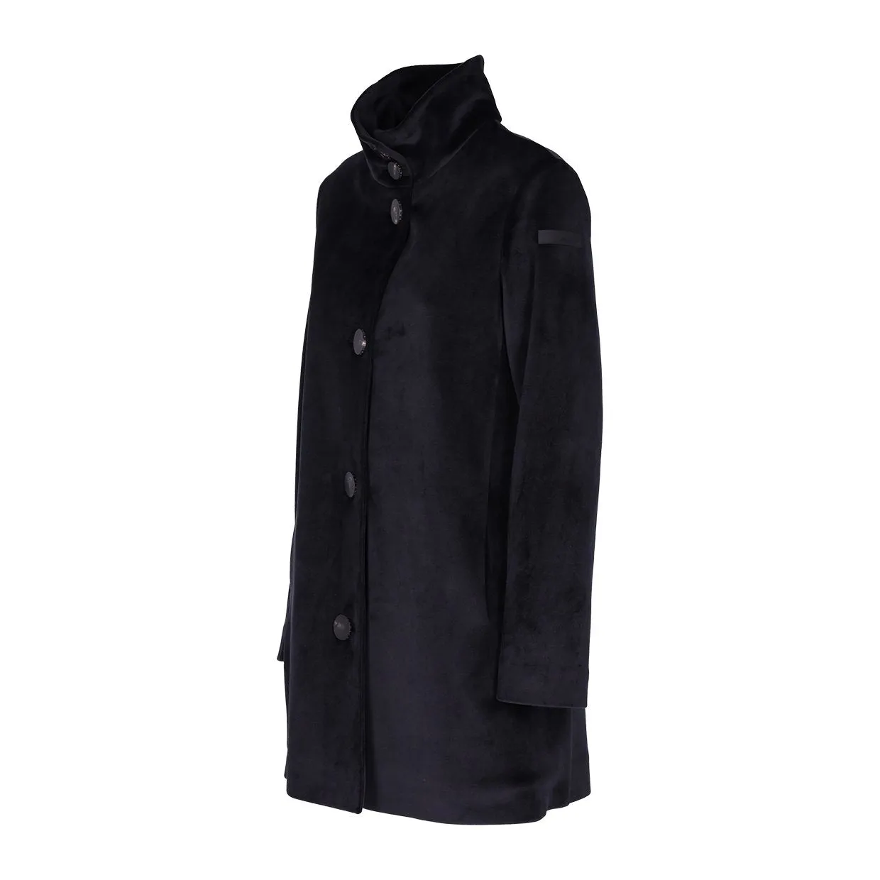 Cappotto RRD Neo Velvet Coat Lady Nero