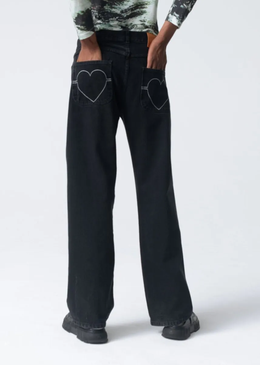 Carne Bollente Fly Together Jeans Black