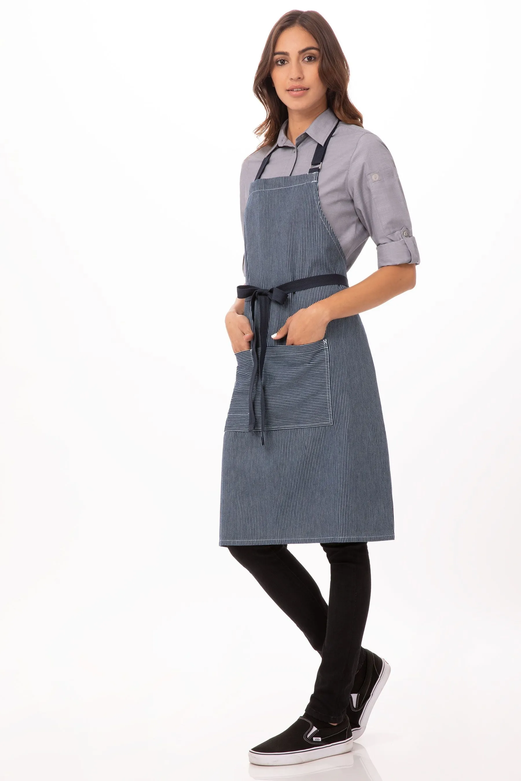 Chef Works Portland Denim Bib Apron