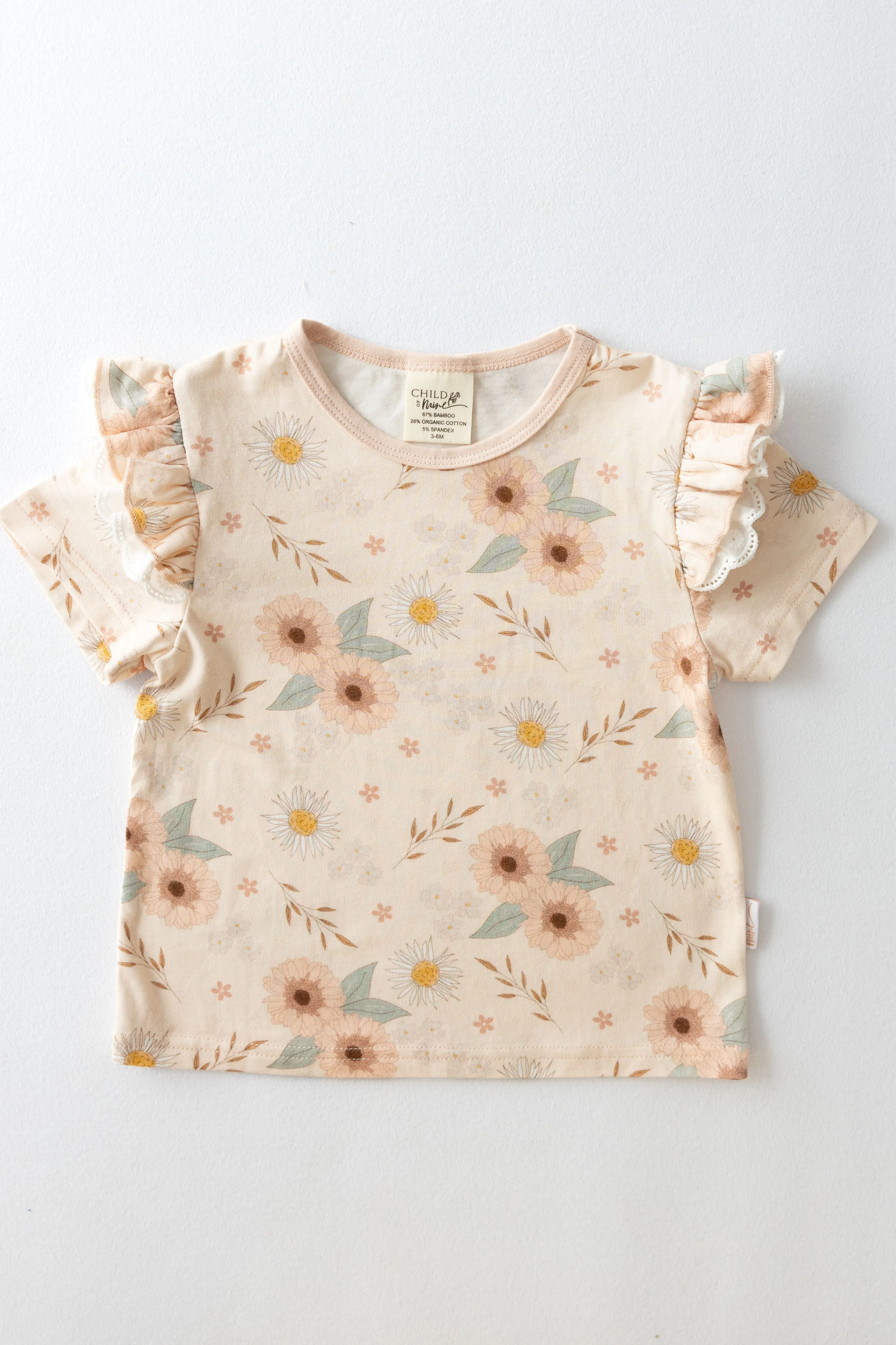 Child of Mine Printed Ruffle Tee - In the Meadows