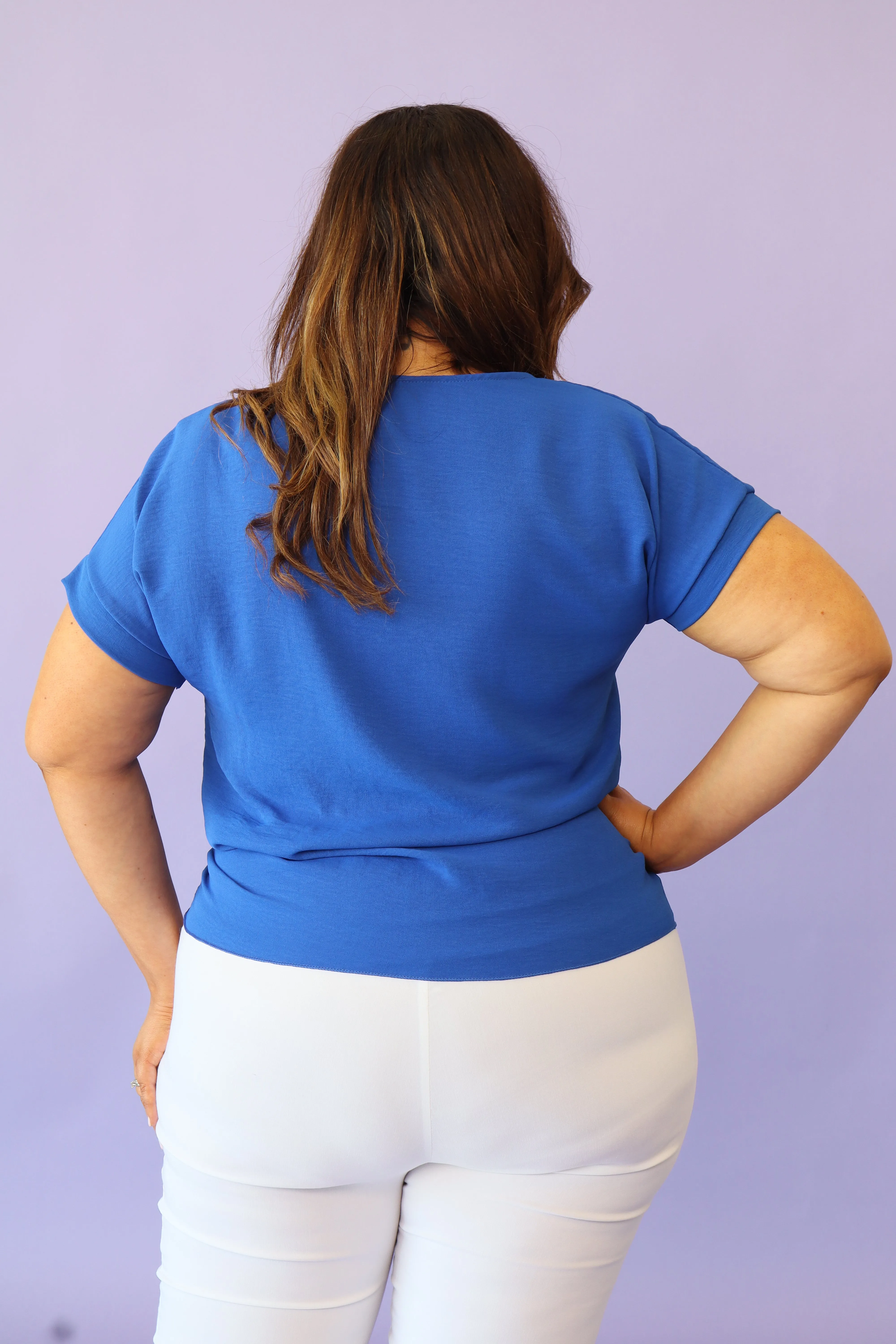 Croia Blouse in Royal Blue