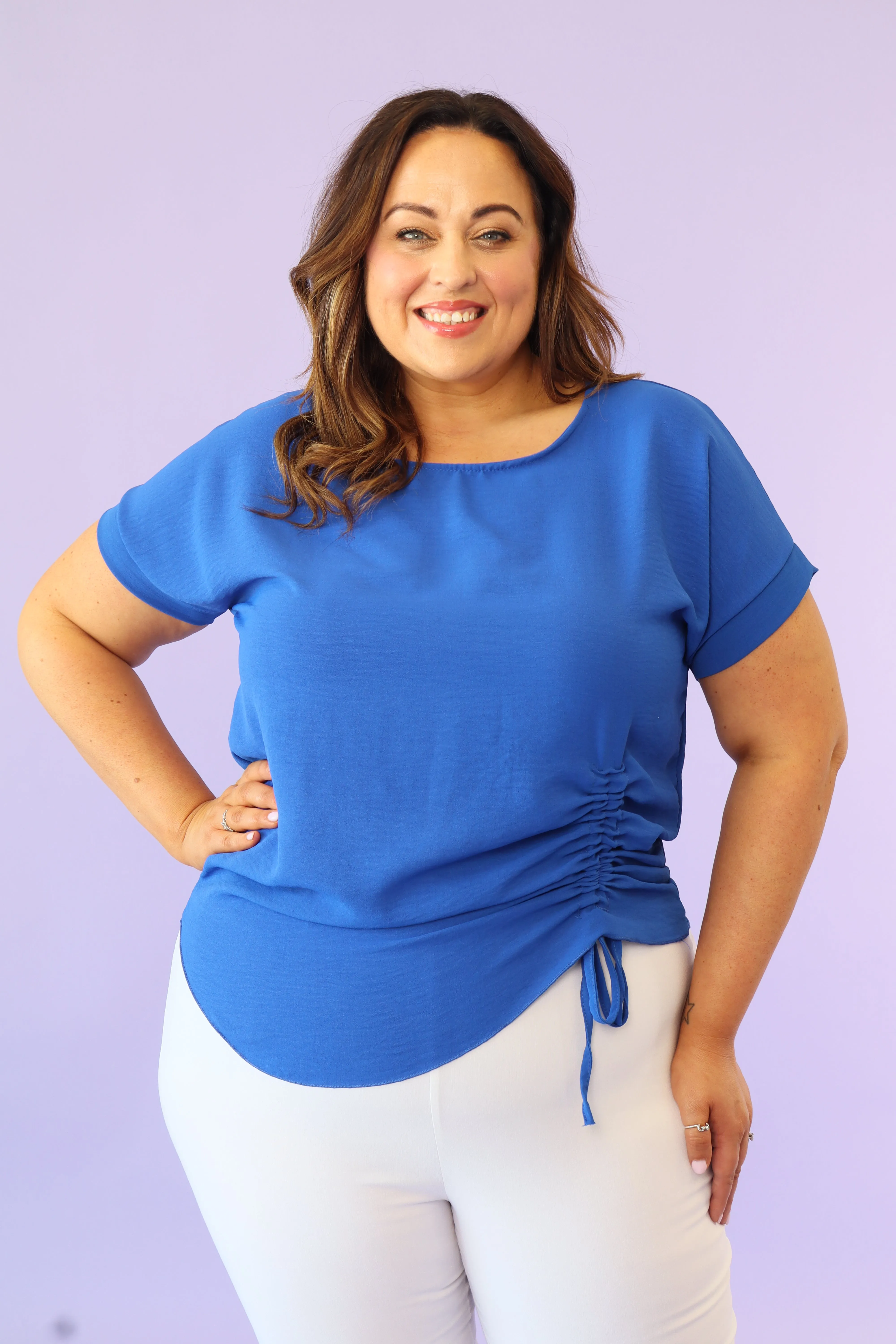 Croia Blouse in Royal Blue