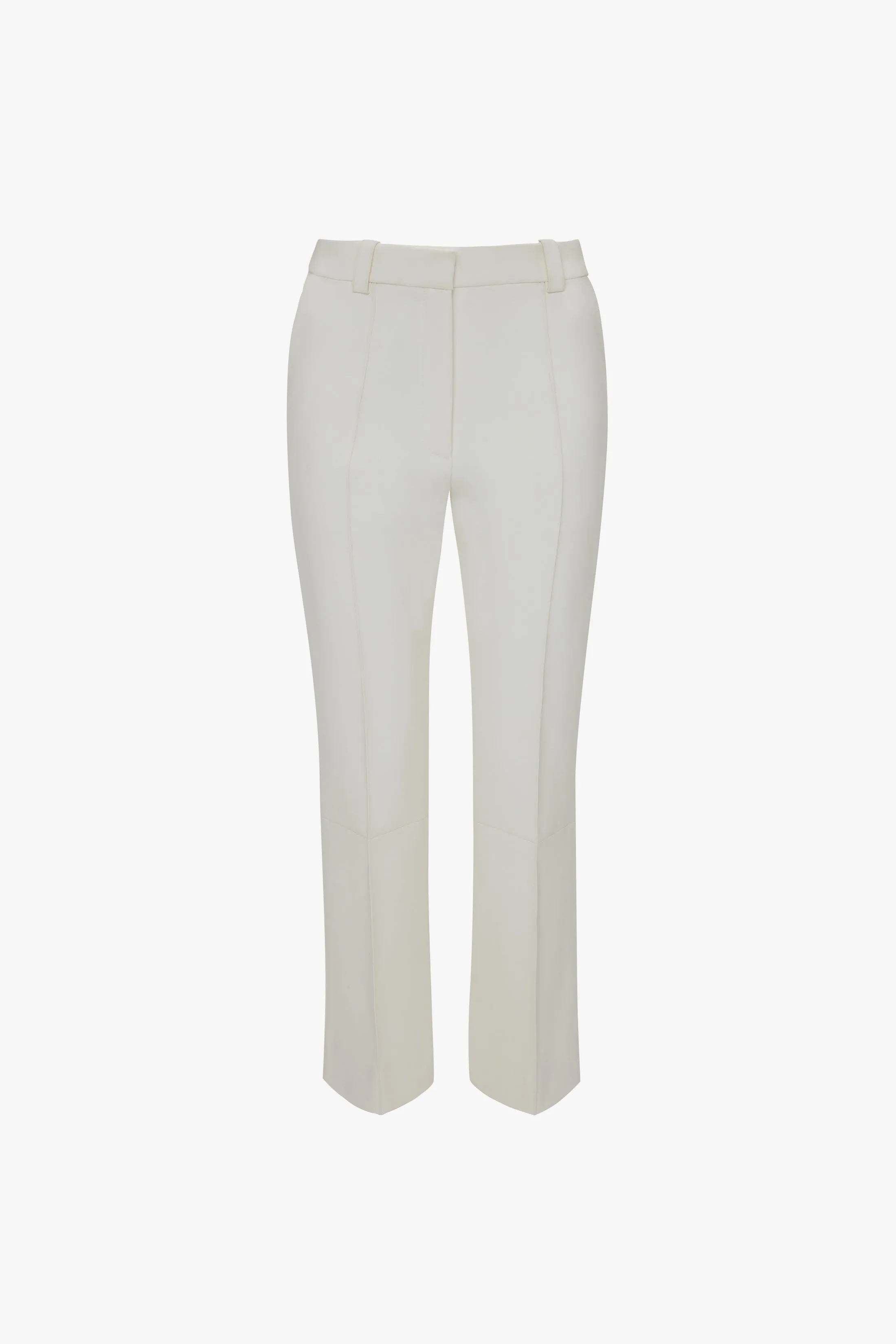 Cropped Kick Trouser In Ivory