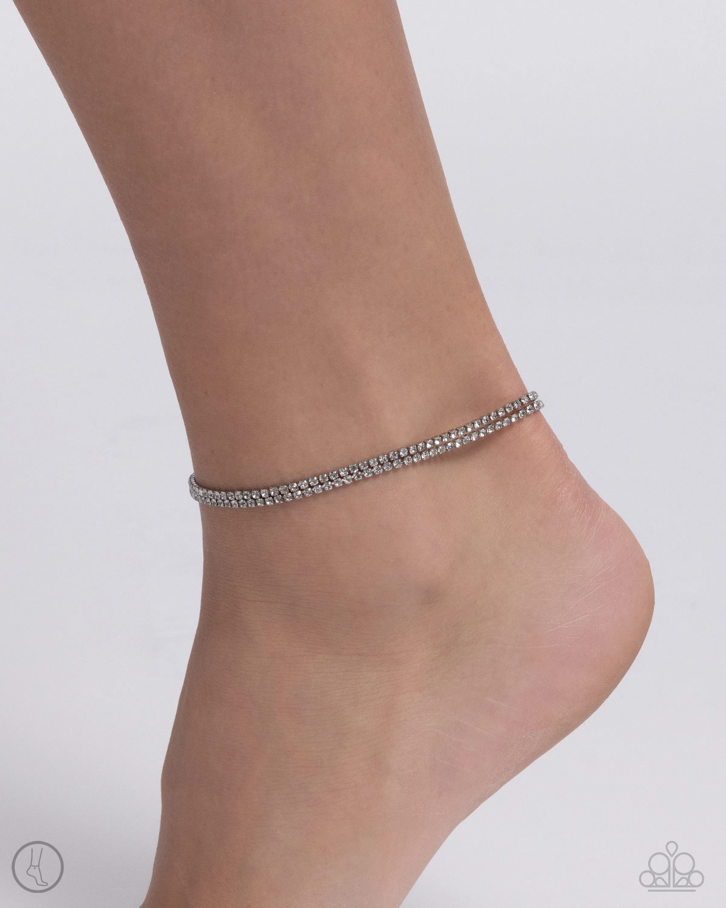 Dainty Declaration White-Anklet