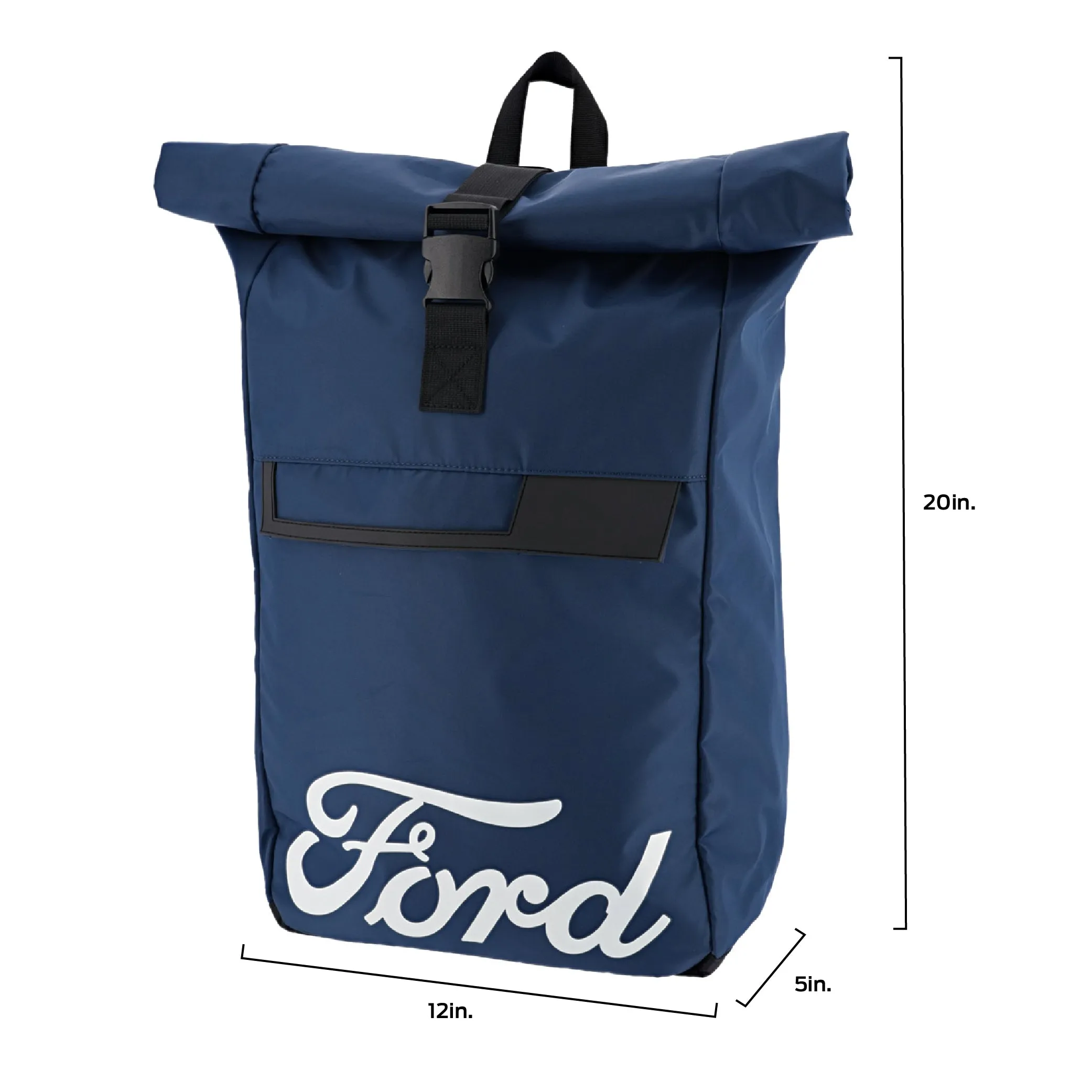 Ford Logo Roll Top Backpack