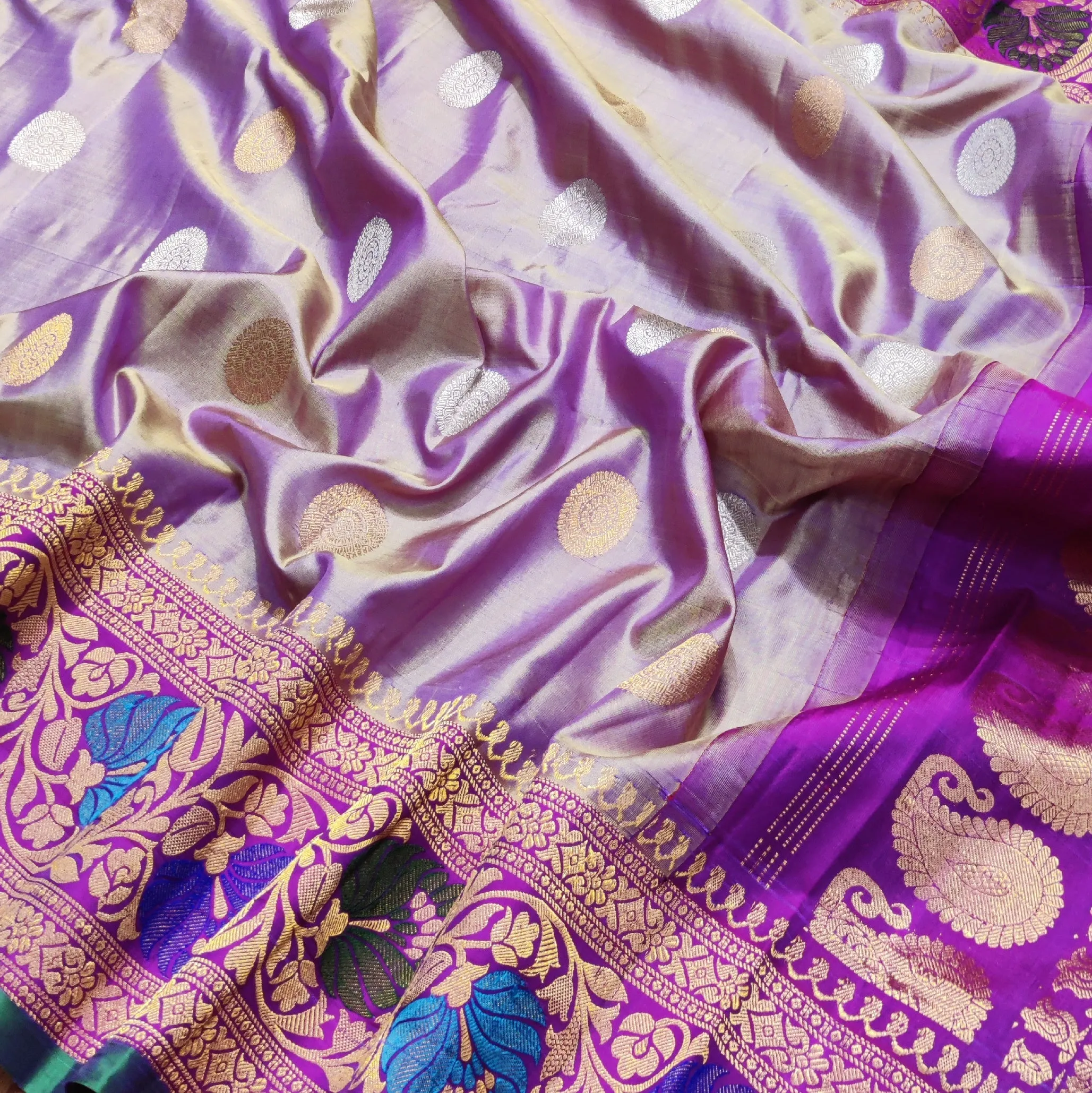 Gadwal Pure Paithani Saree - GPS74